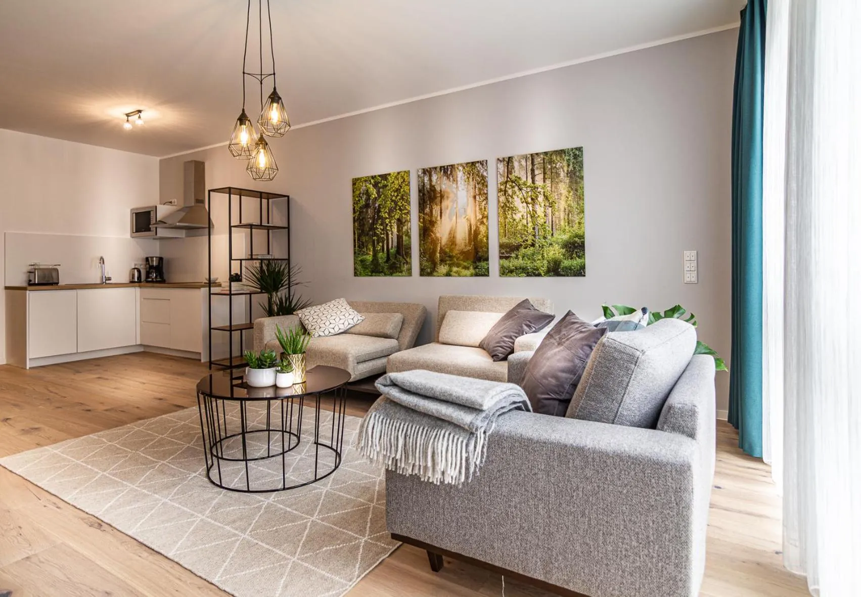 Living room in Sleep Inn Düsseldorf Suites