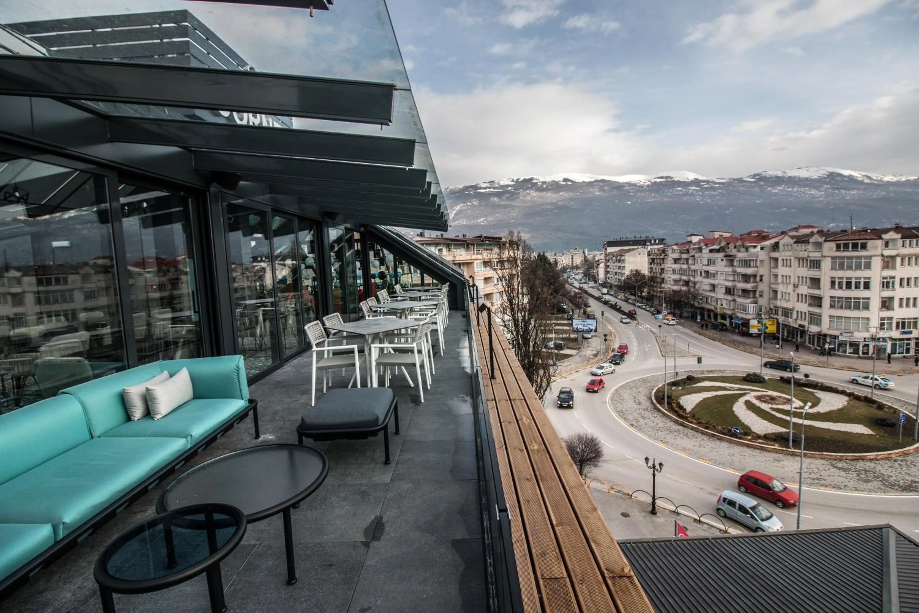 Balcony/Terrace in Sky Corner Hotel