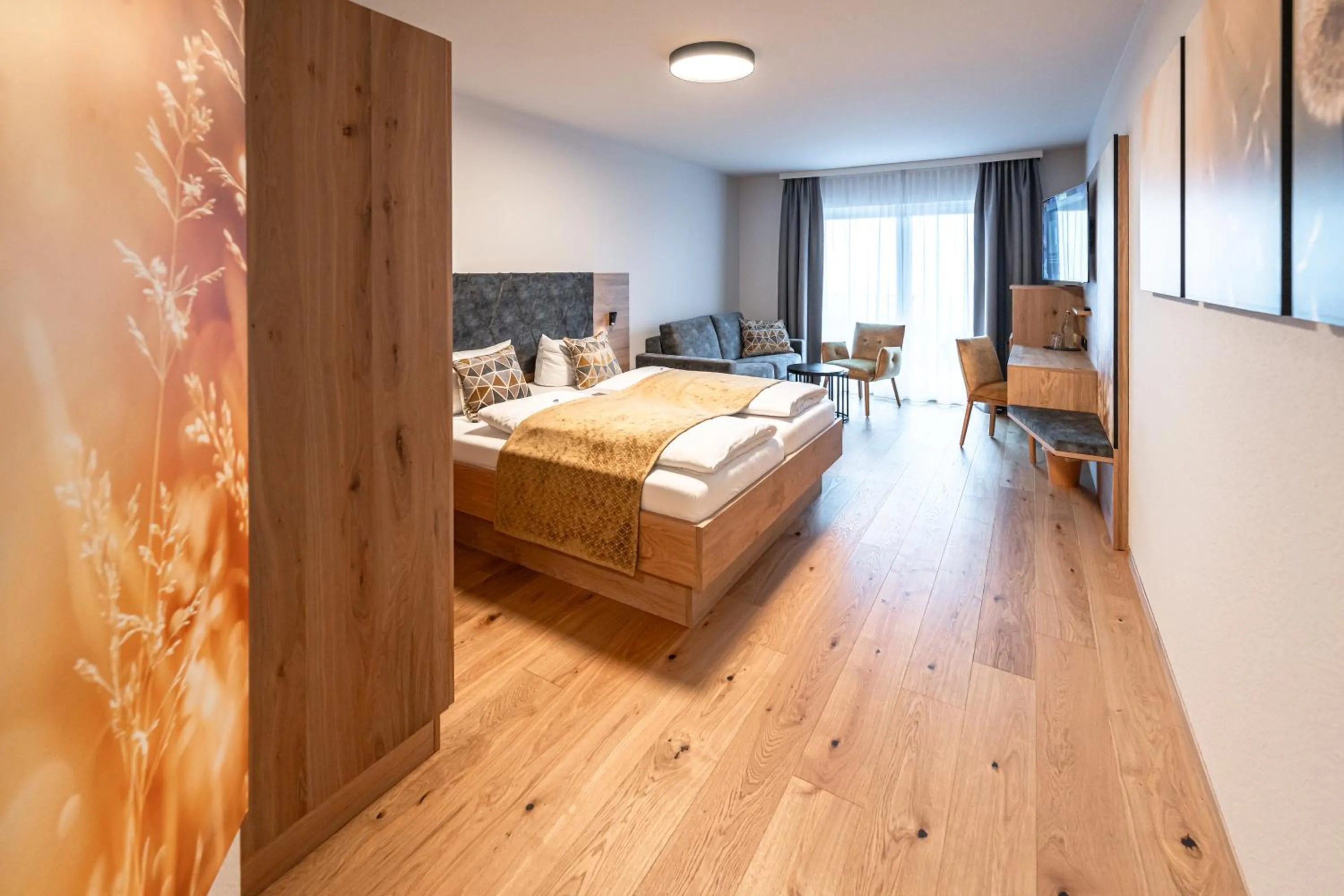 Bed in Hotel Spinnerhof