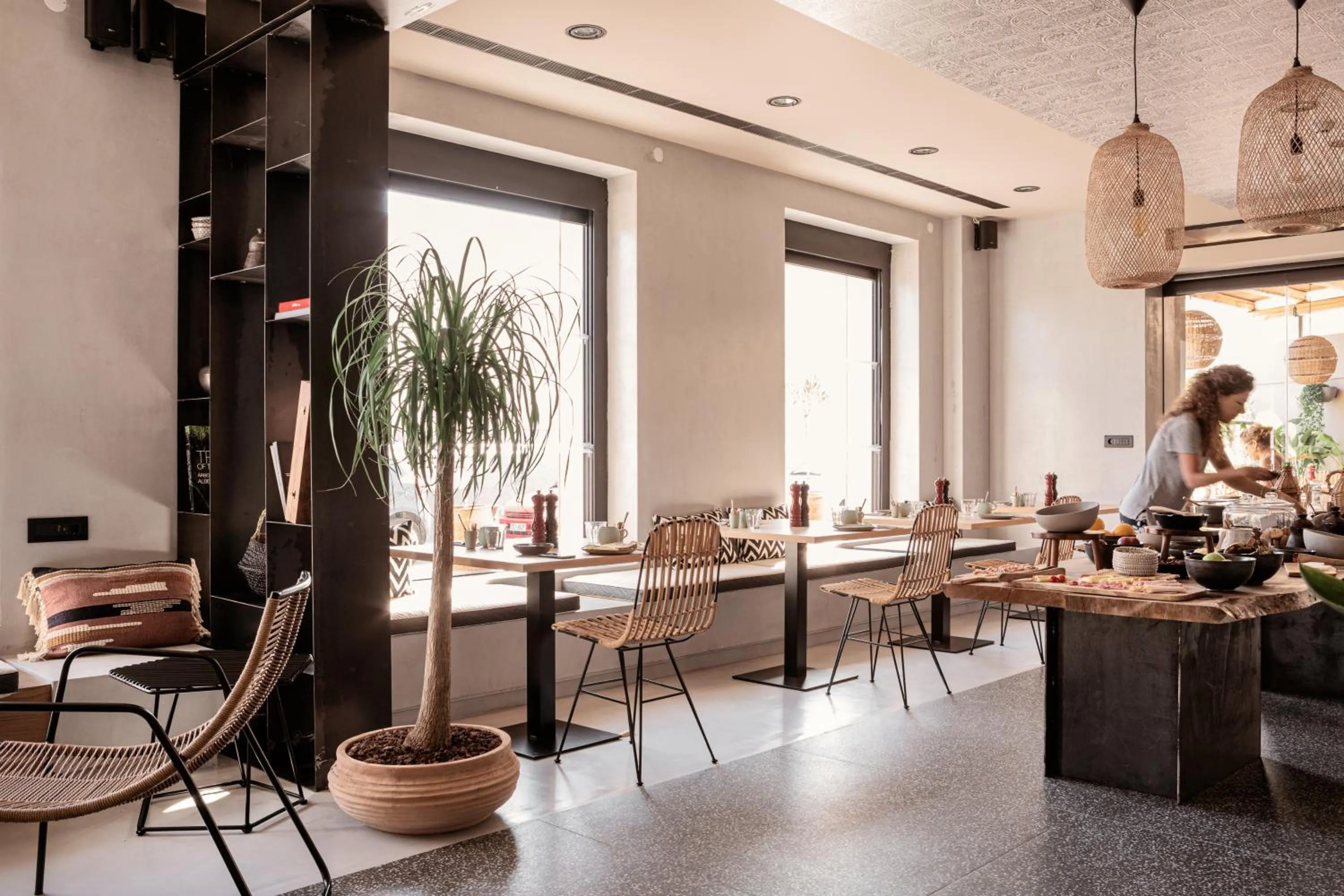 People in More Meni City Beach Rhodes