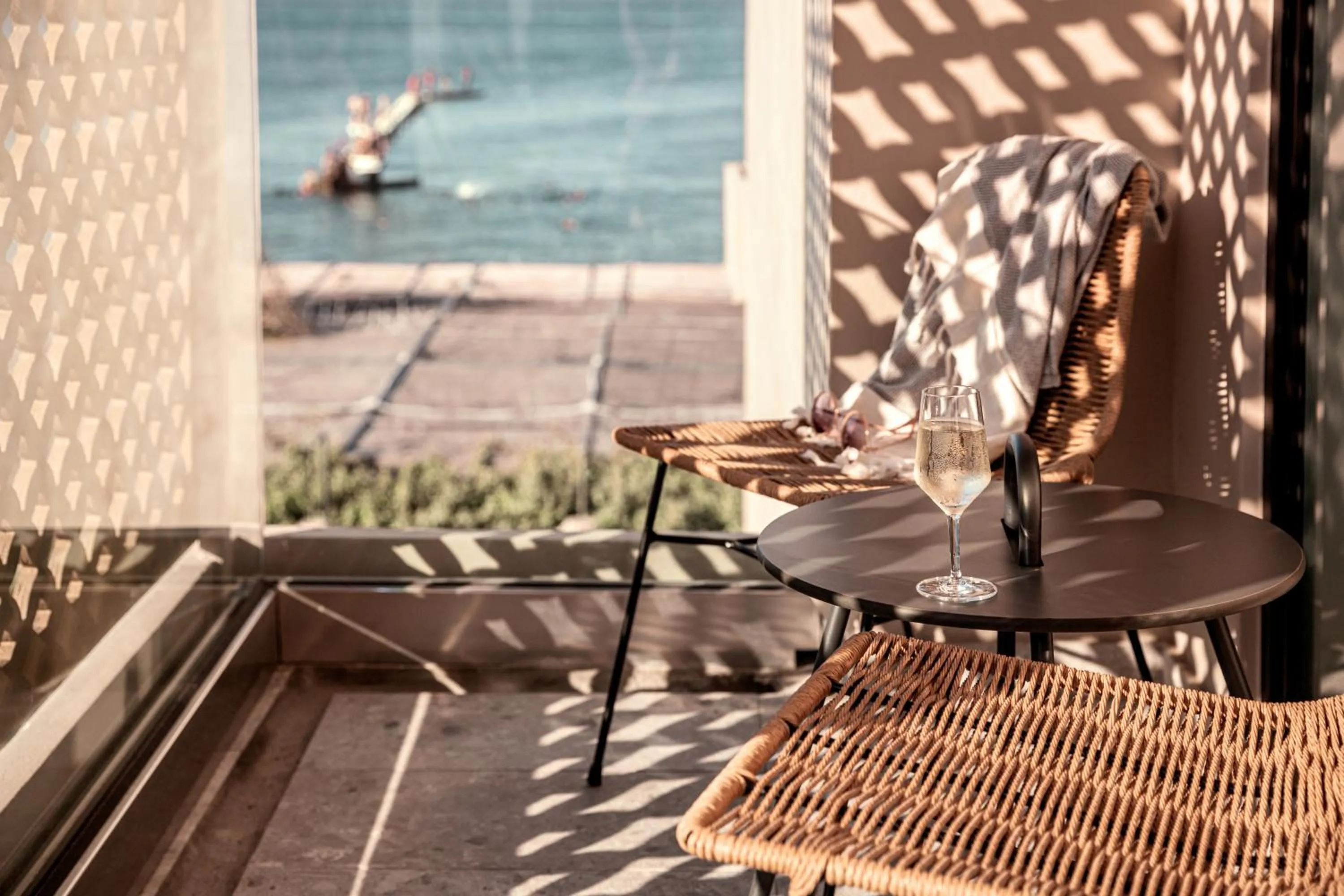 Balcony/Terrace in More Meni City Beach Rhodes