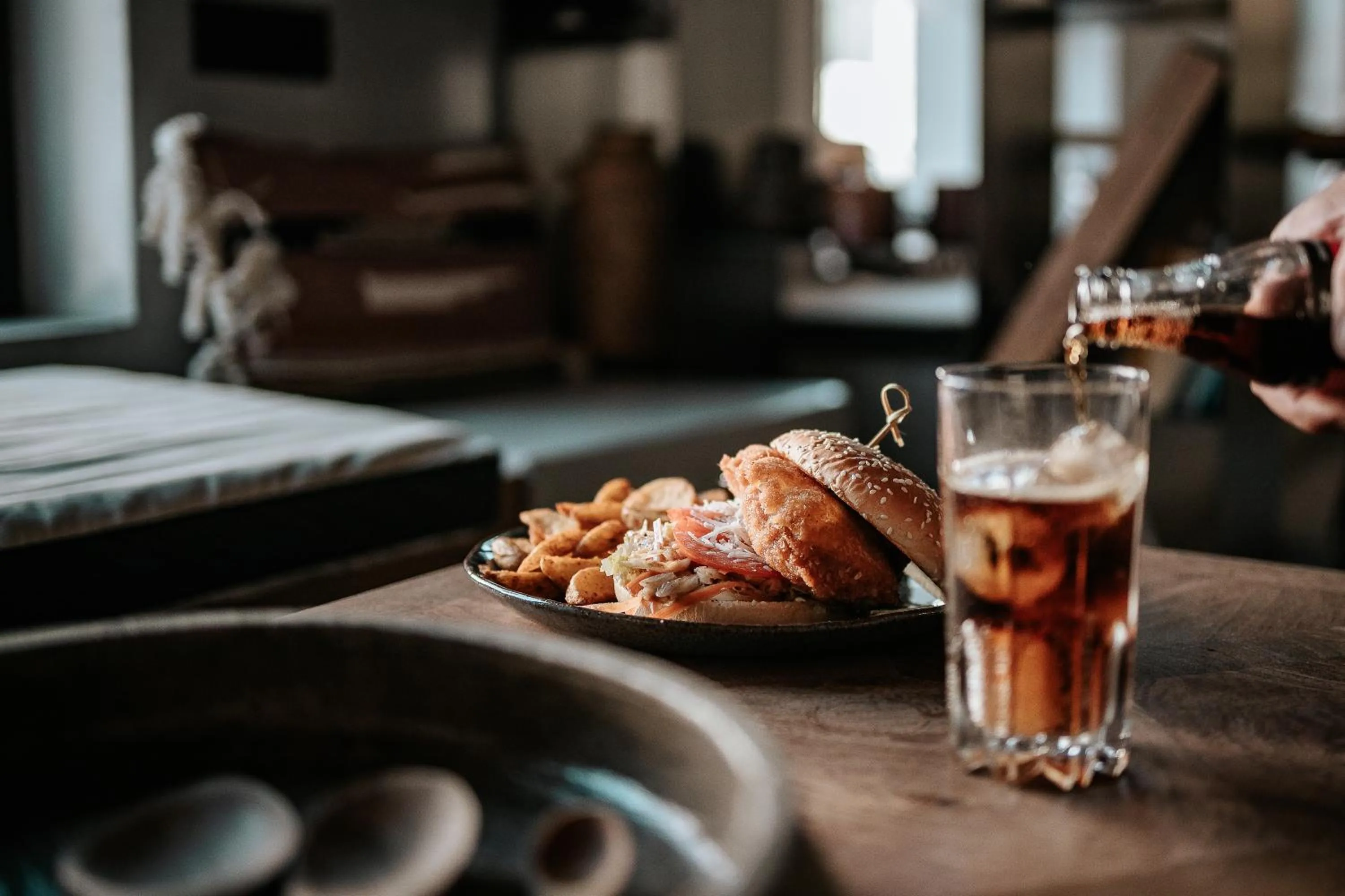Food in More Meni City Beach Rhodes
