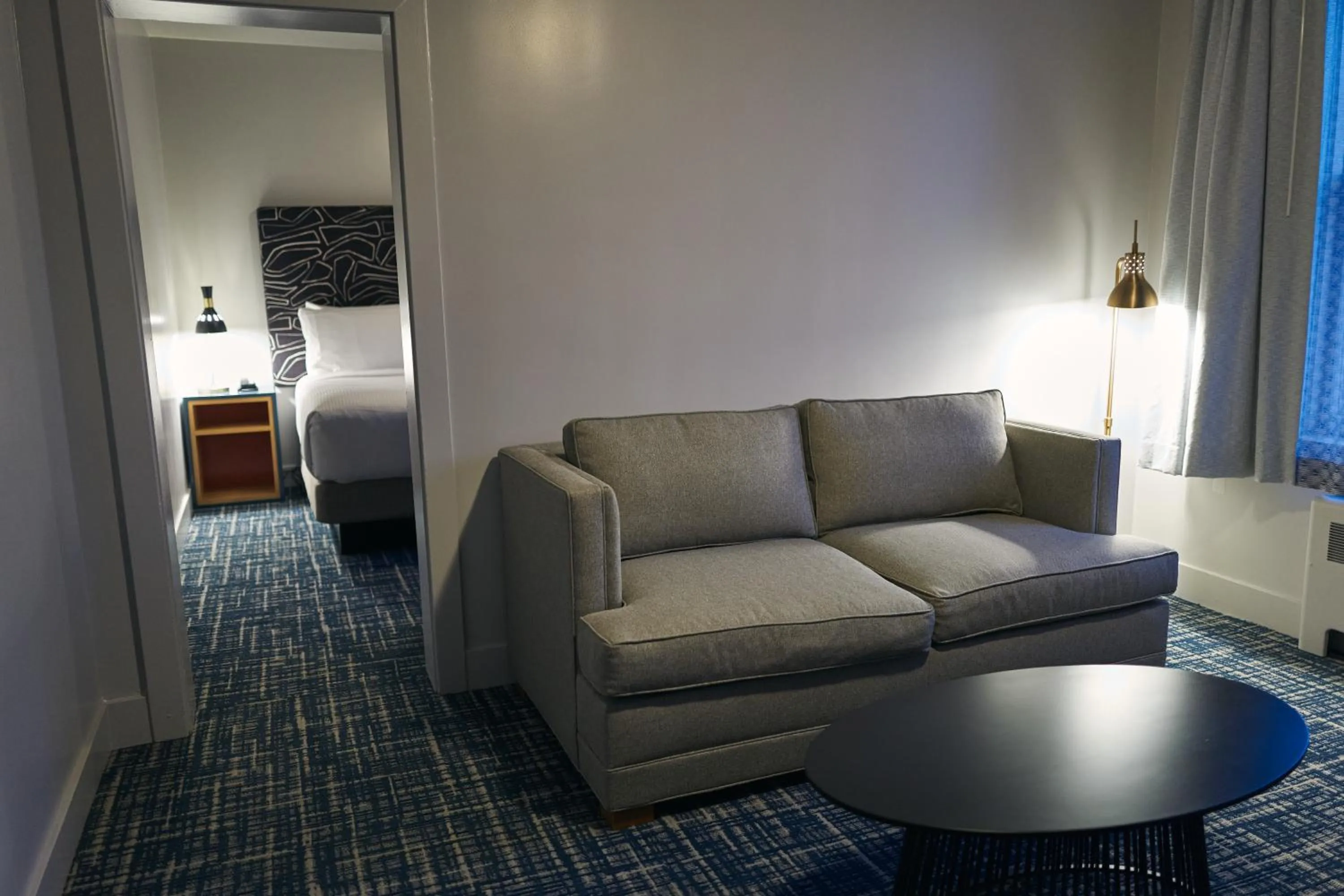 Living room in Hotel Garrett