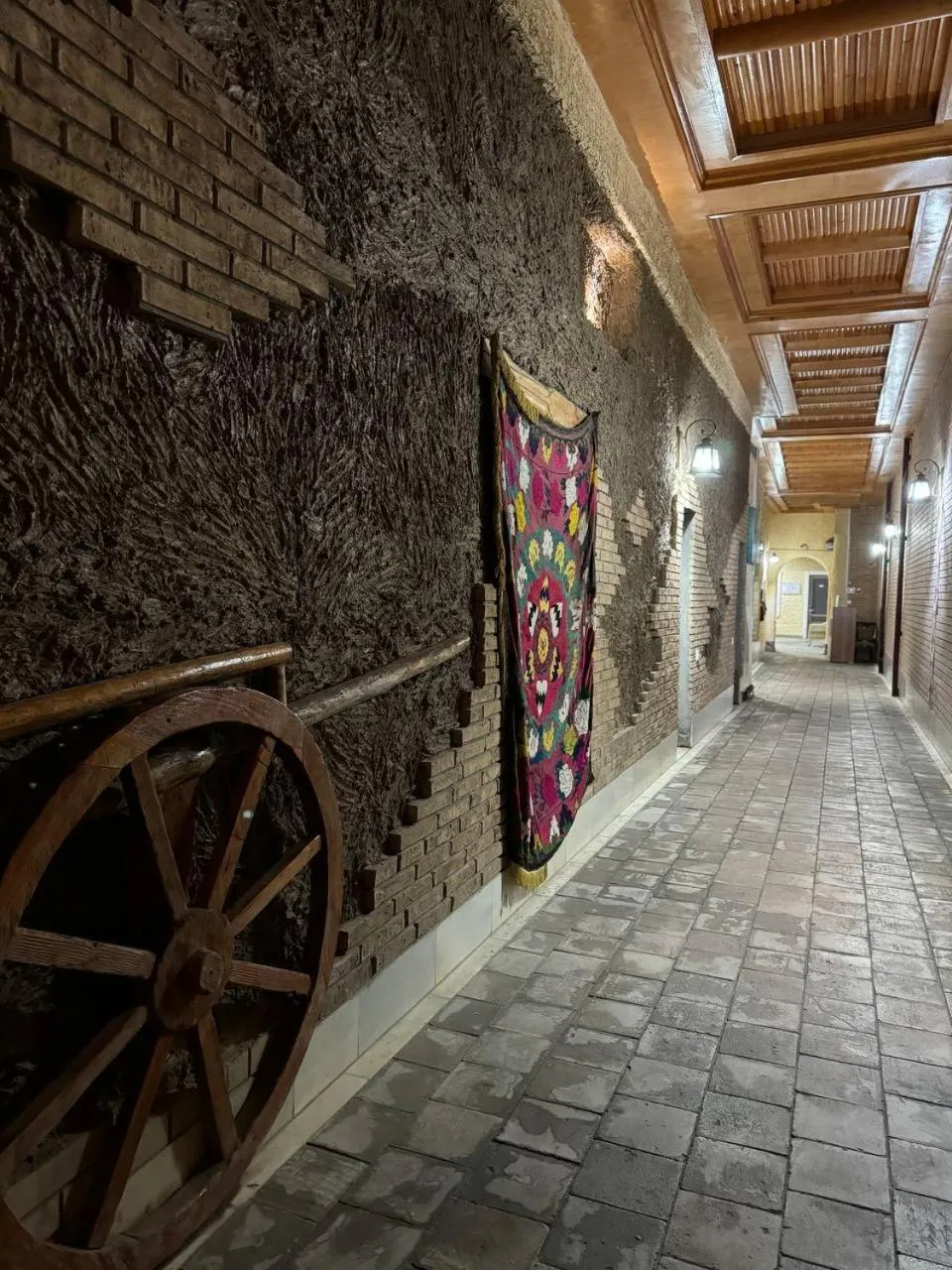 Decorative detail in Arba Hotel