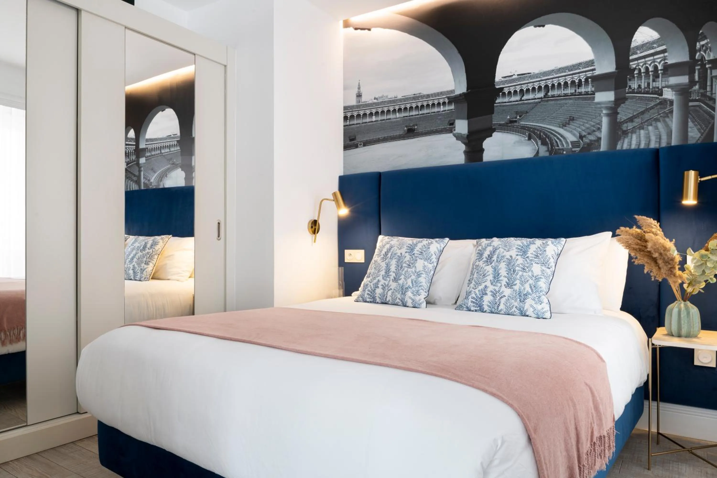 Bedroom, Bed in Apartamentos Sevilla Centro