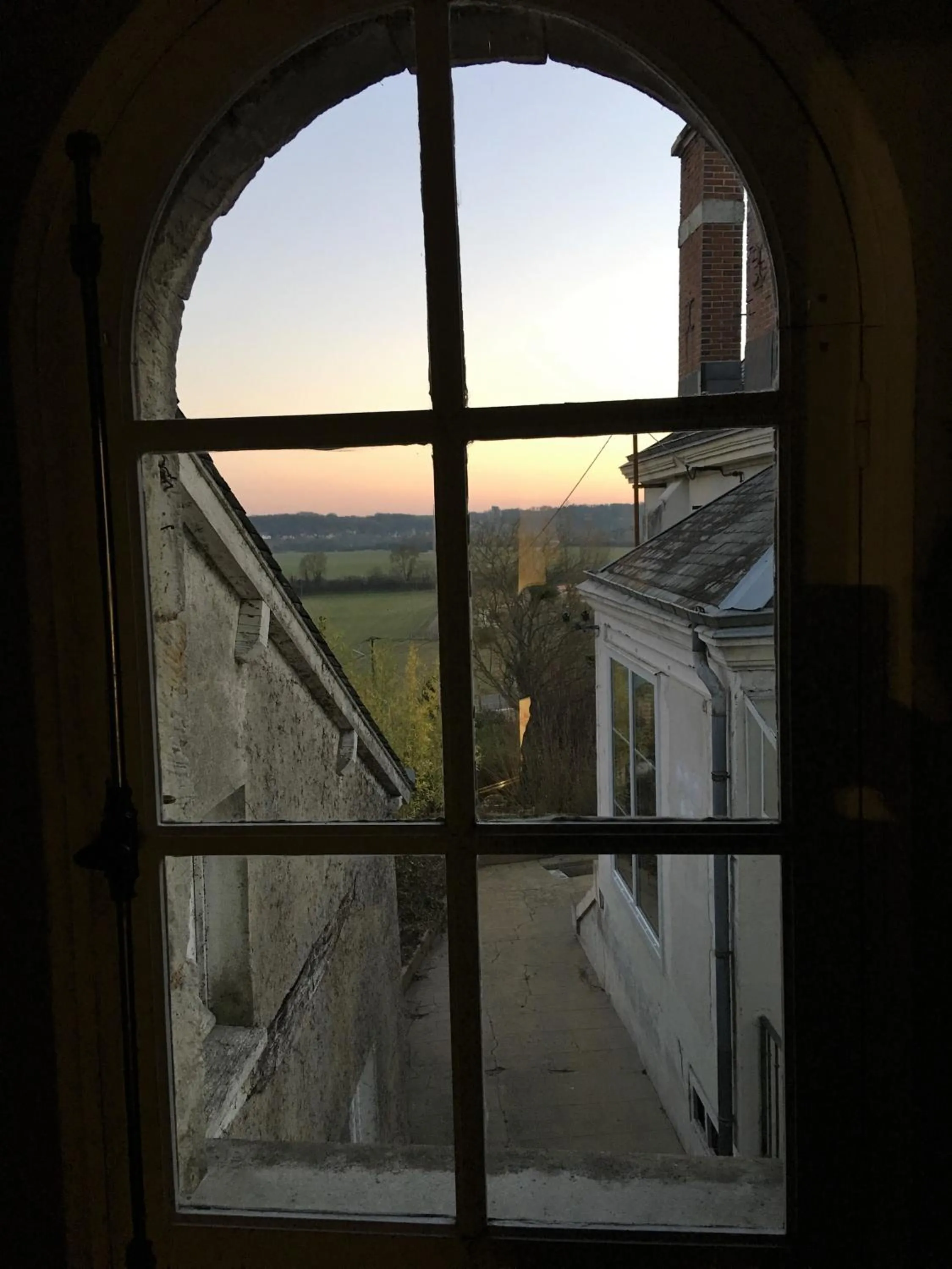 Garden view in Au Bonheur Dupré B&B