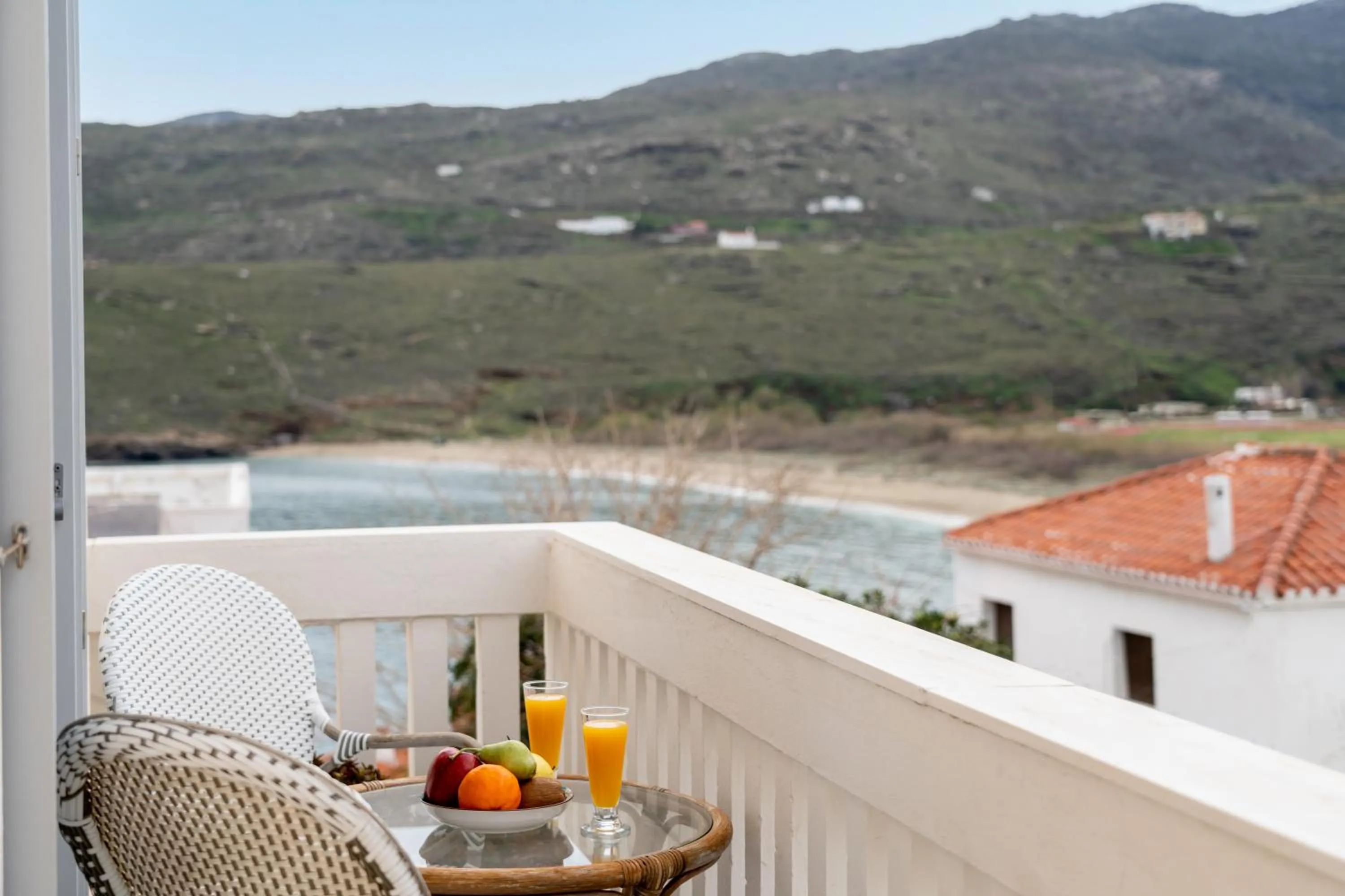 Patio in Castel Abaso Boutique Apartments by Explore Andros