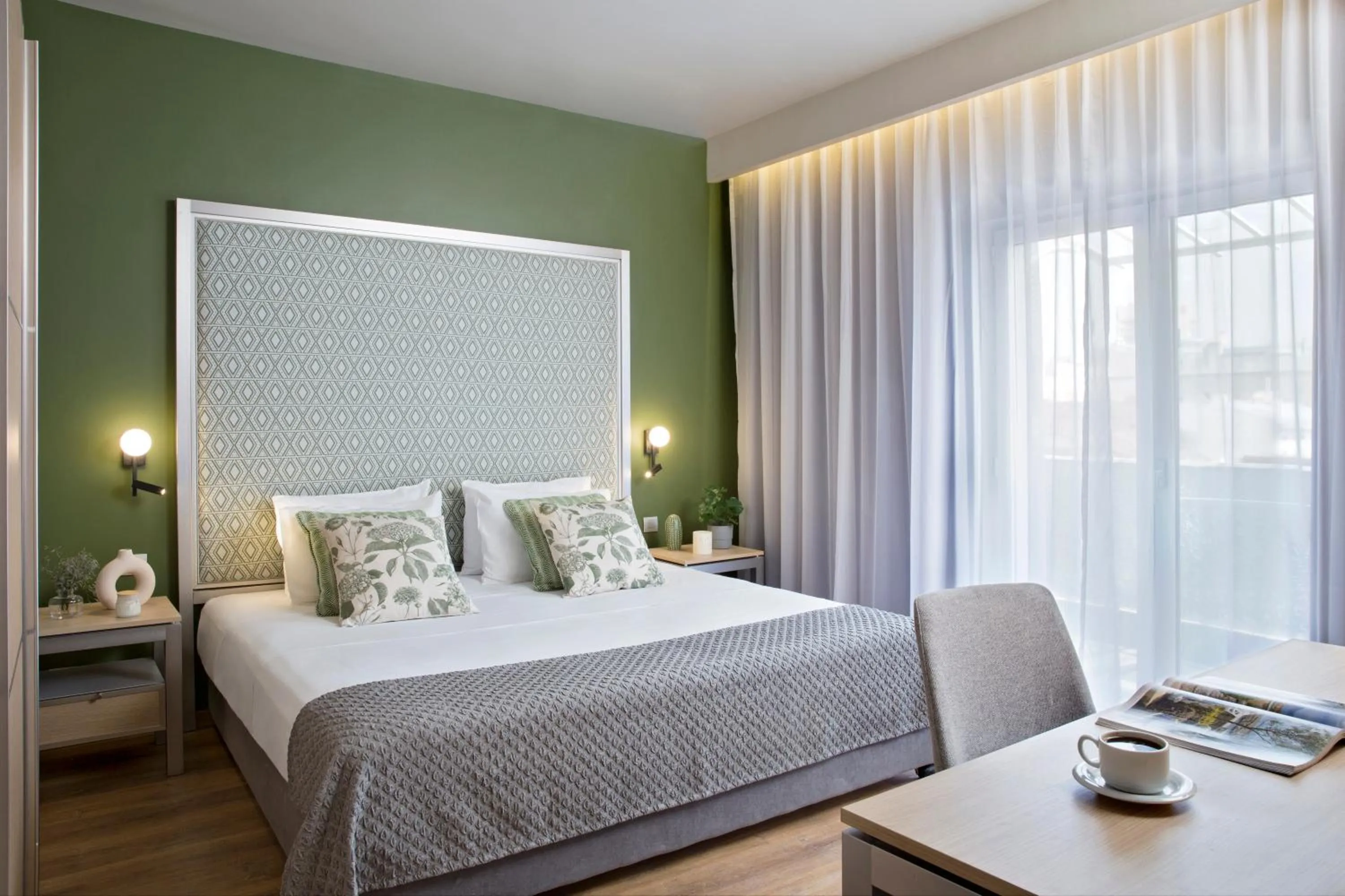 Bed in Zeus Essence Bucharest Central