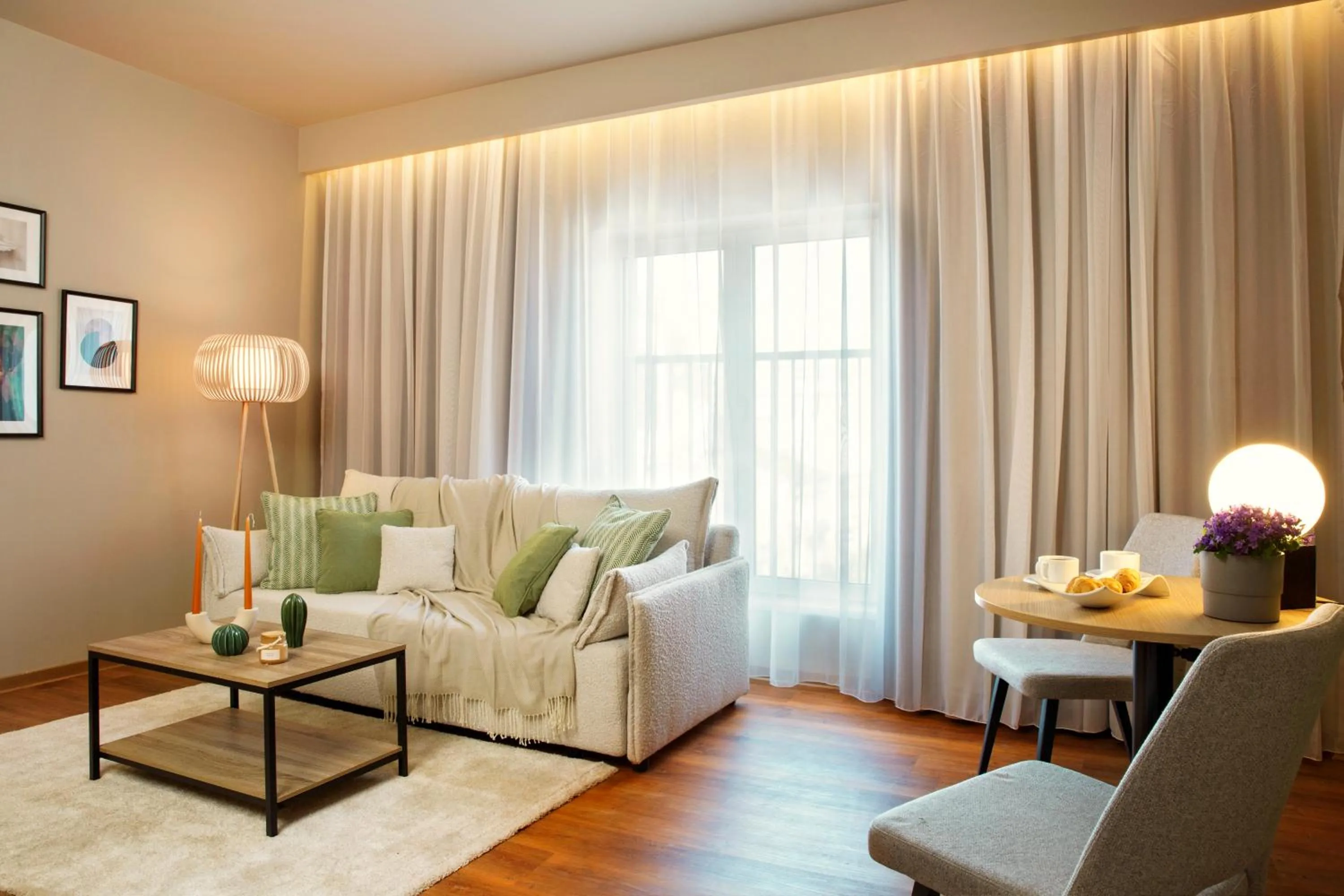 Seating area in Zeus Essence Bucharest Central