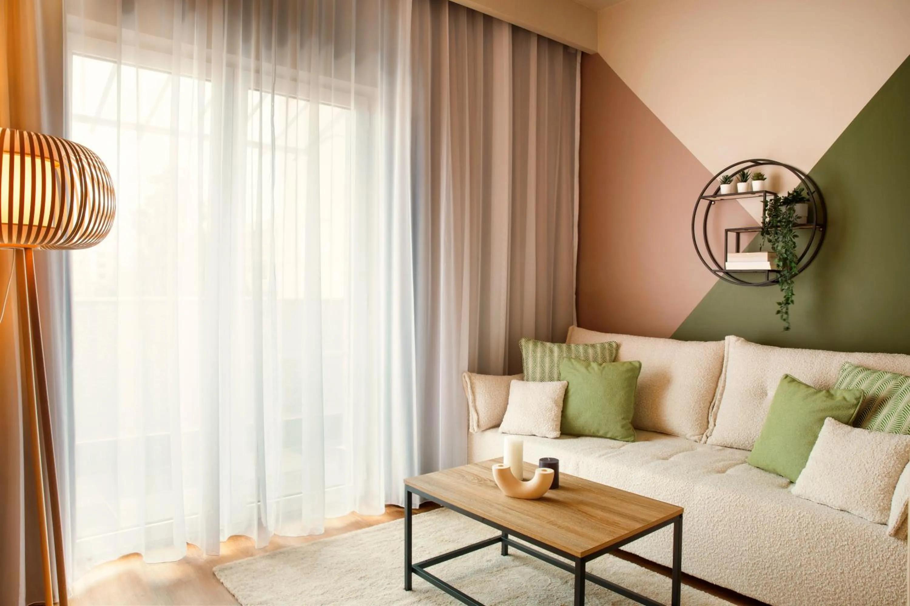 Seating area in Zeus Essence Bucharest Central