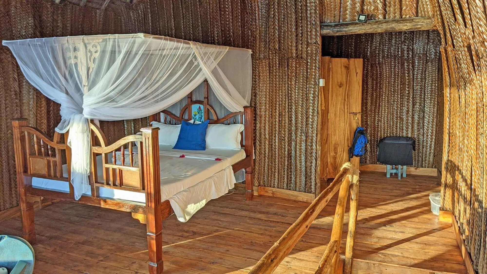 Bed in Karamba Eco Boutique Hotel