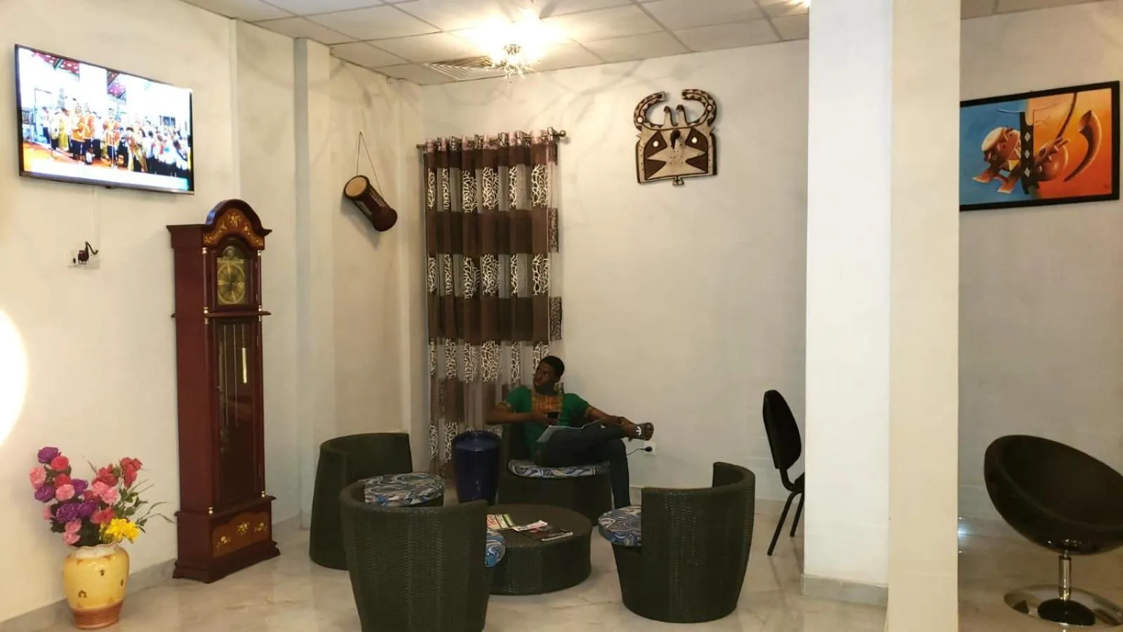 Lobby or reception in Hotel Les Fleurettes