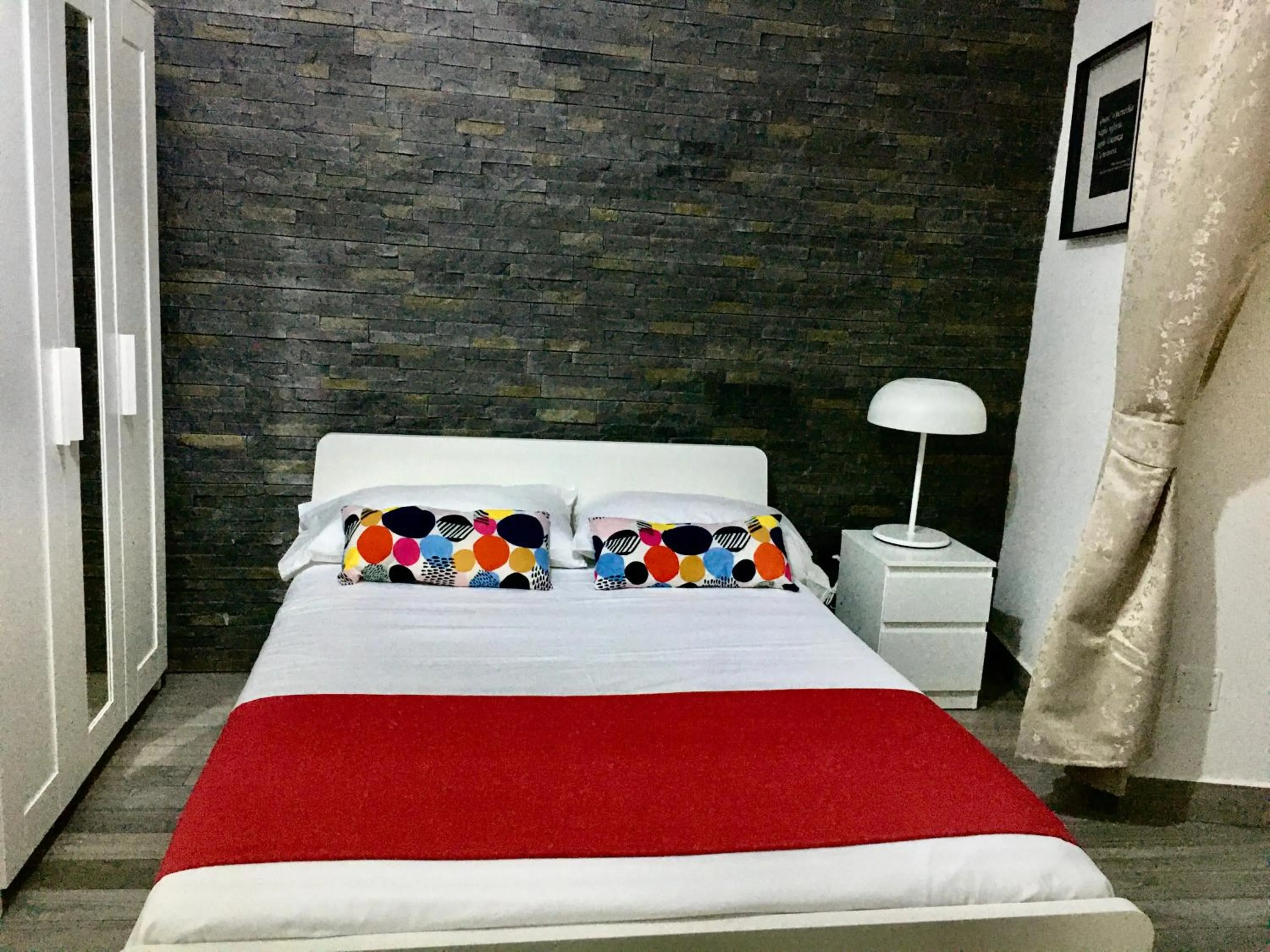 Bed in FRANZ GUEST HOUSE