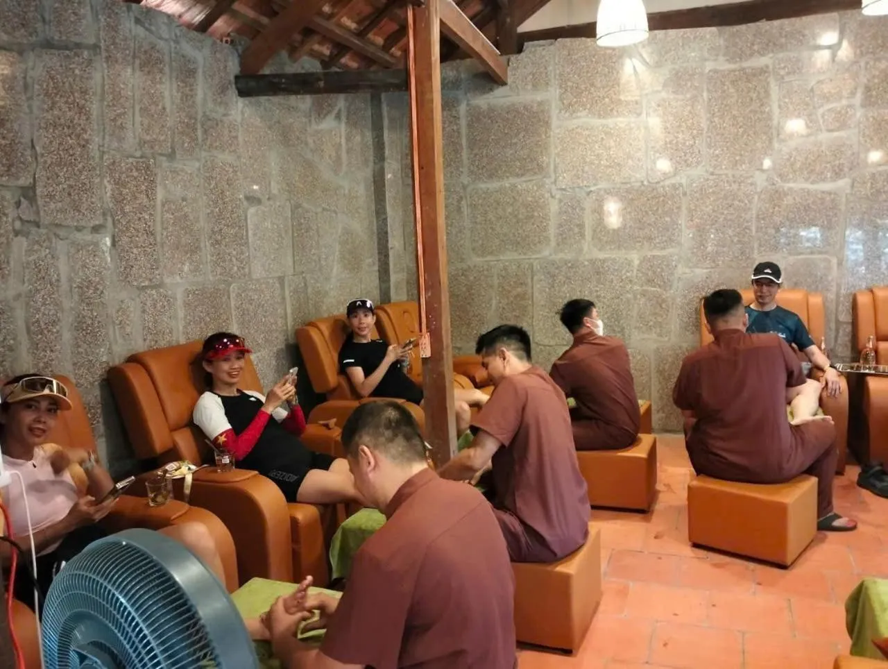Living room in Green Bamboo Lodge Resort