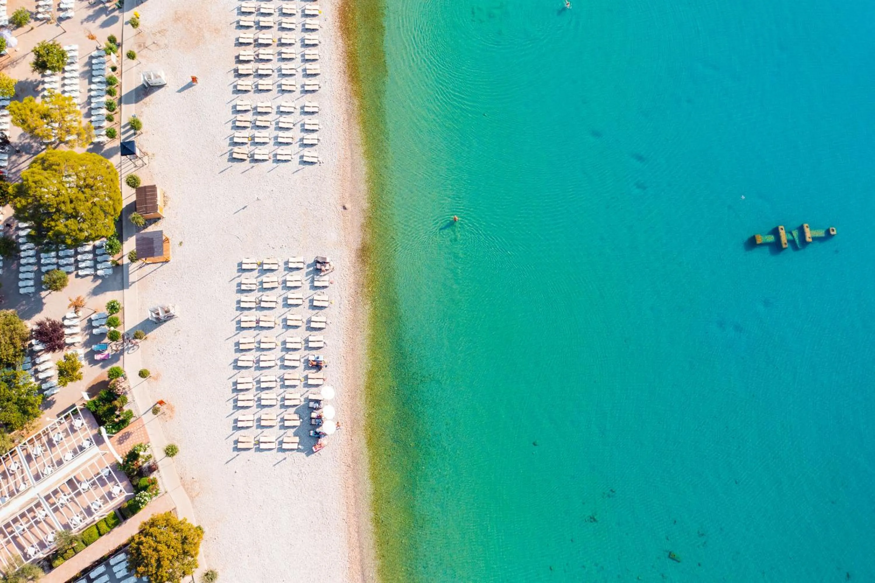 Beach in MASLINICA Mimosa Lido Palace Hotel