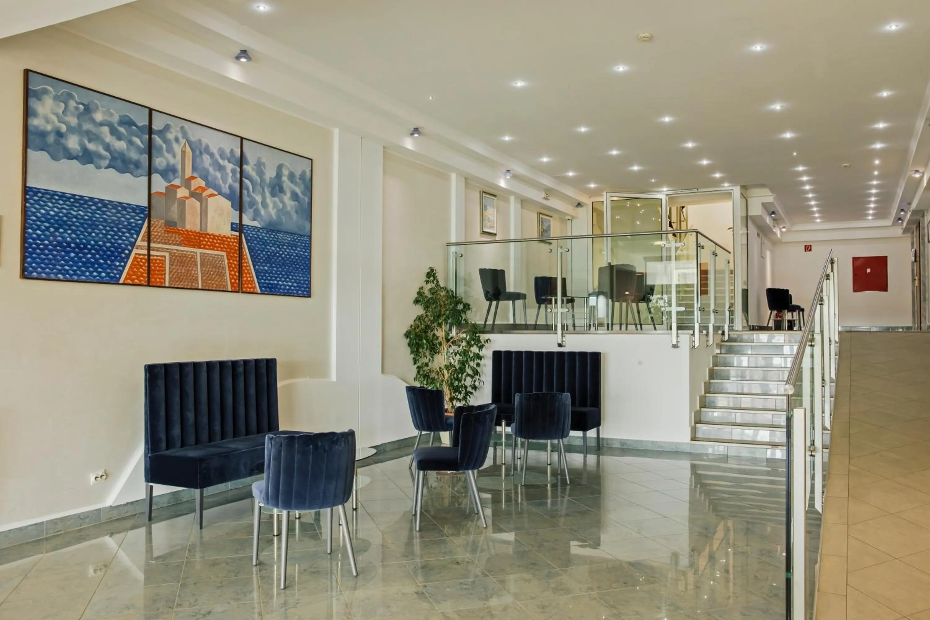 Lobby or reception in MASLINICA Mimosa Lido Palace Hotel