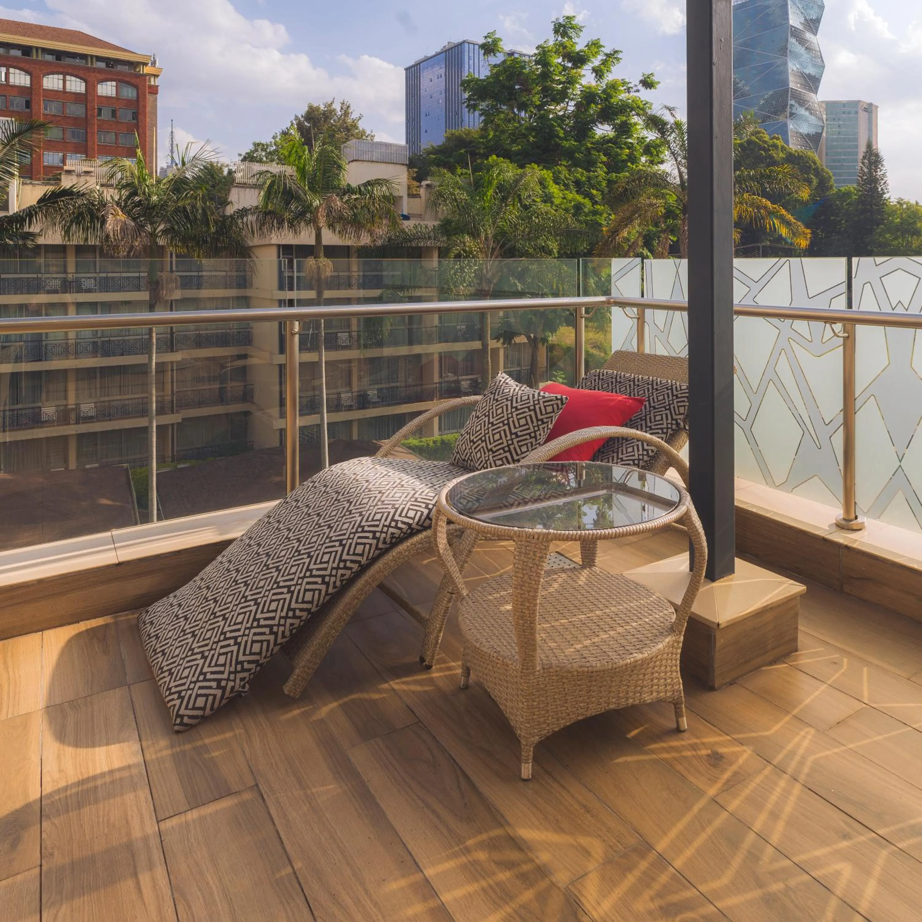 Patio in Sarova Panafric Hotel