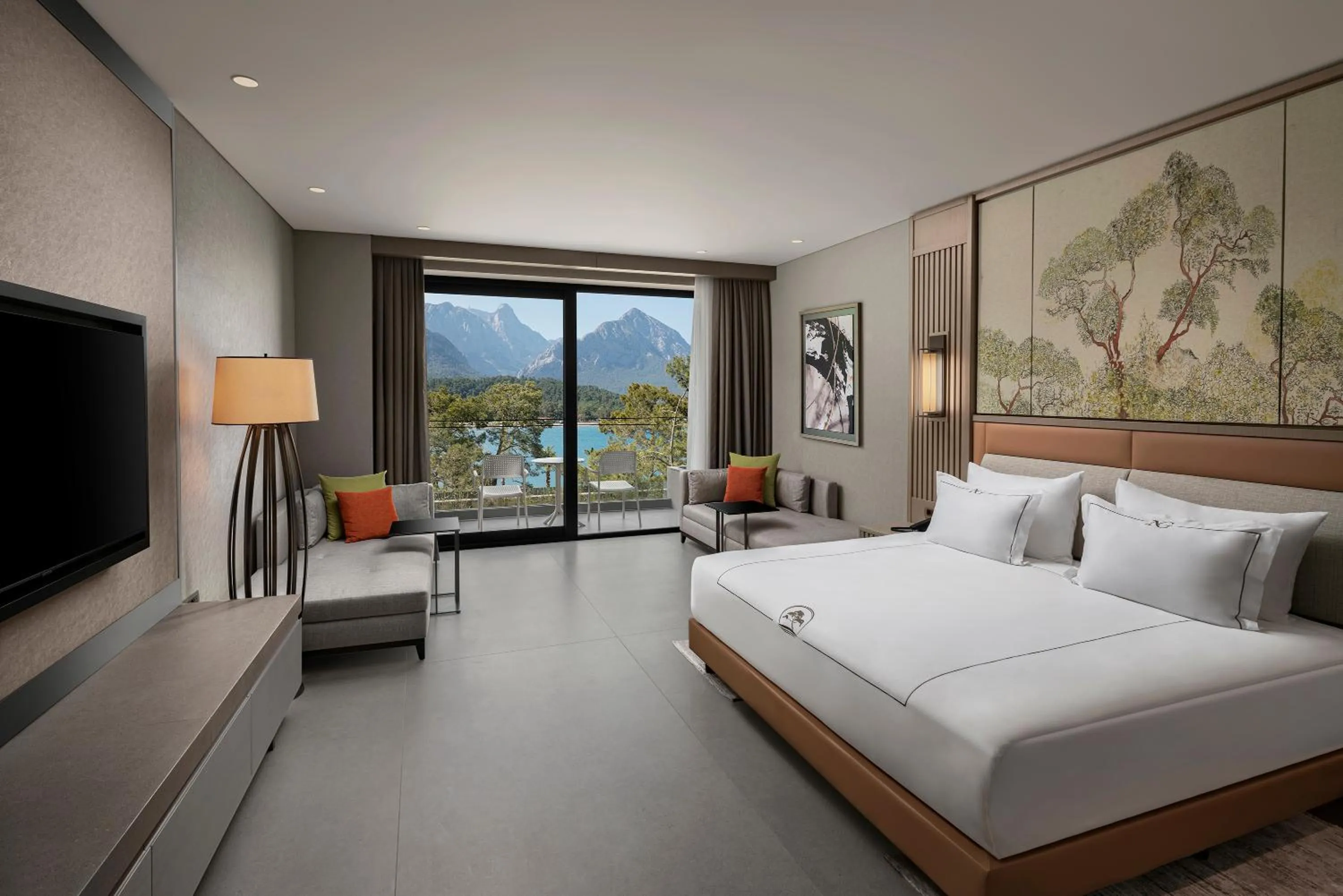 View (from property/room), Bed in NG Phaselis Bay