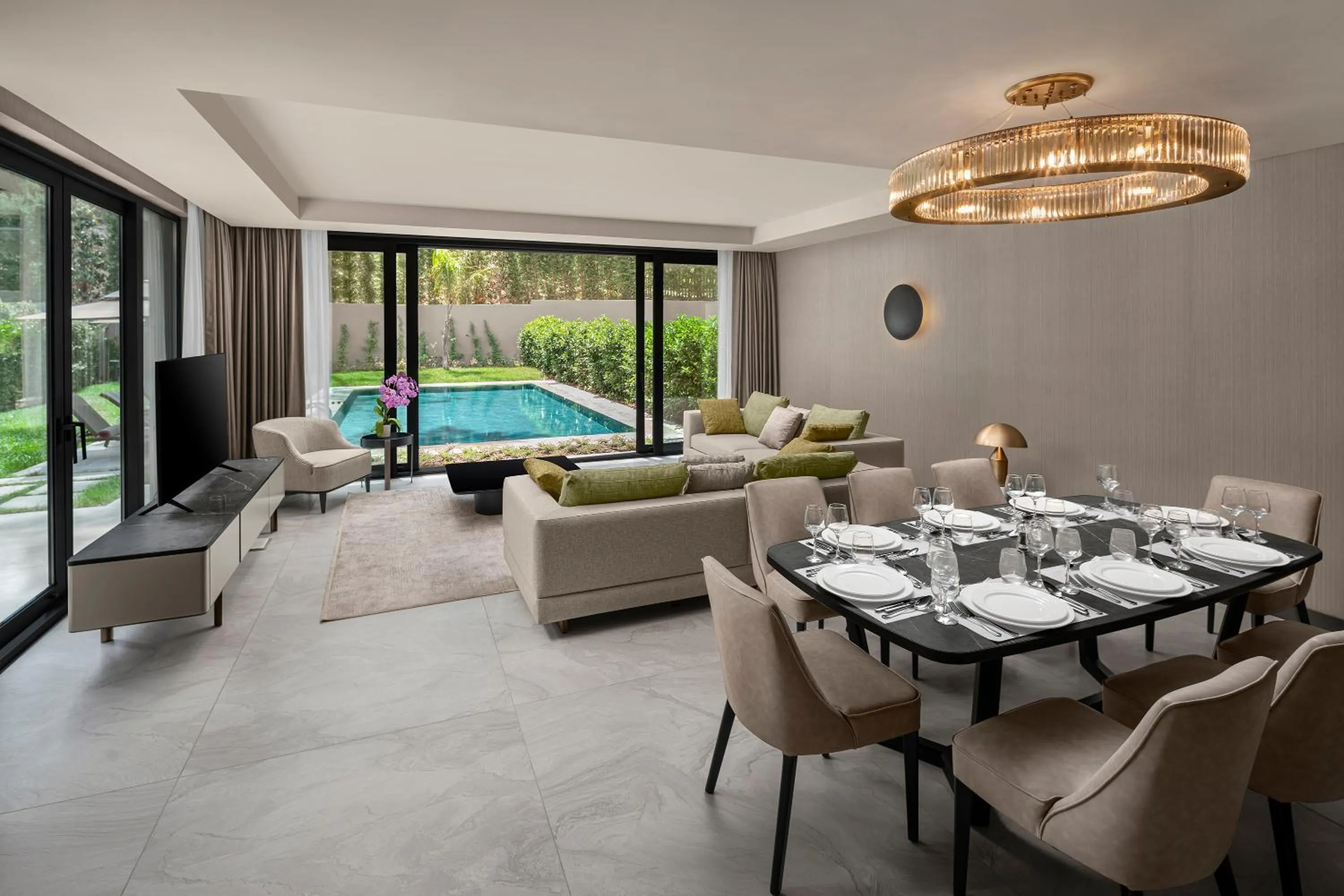 Seating area in NG Phaselis Bay