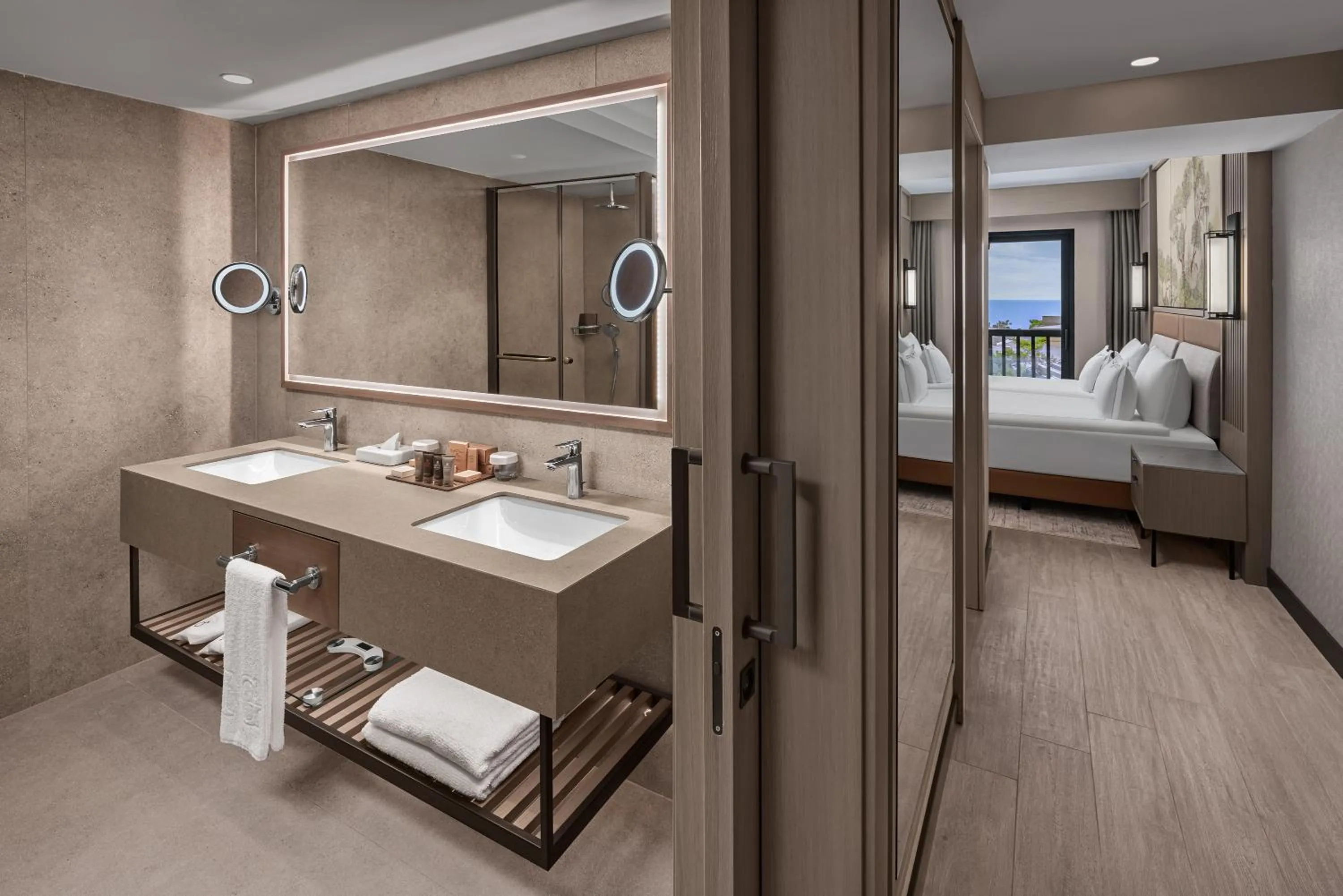 Bathroom, Bed in NG Phaselis Bay