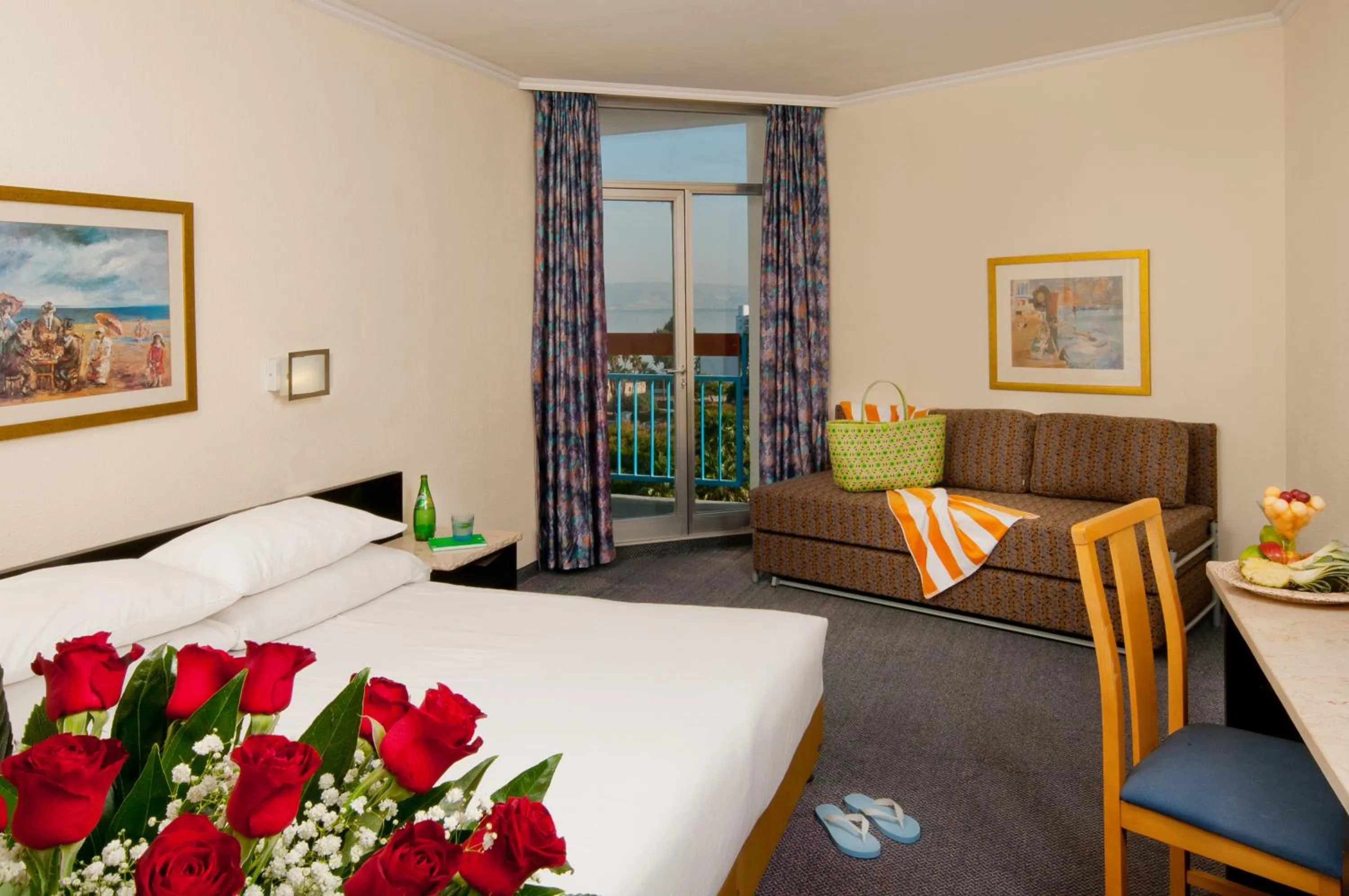 Bedroom, Bed in Leonardo Club Tiberias - All Inclusive