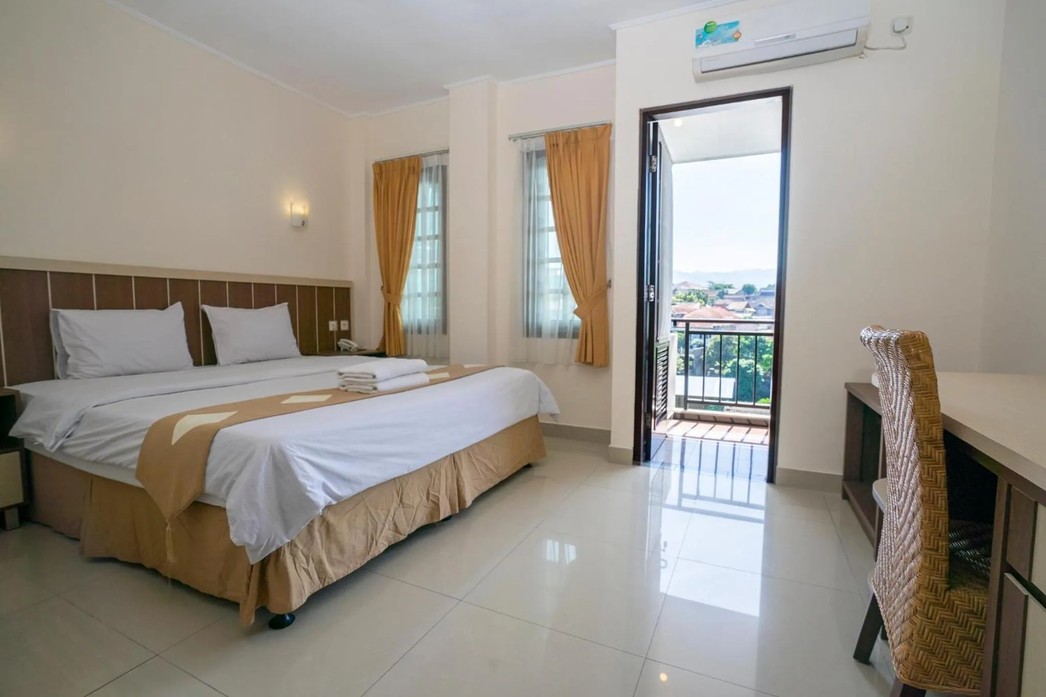 Bed in Dago's Hill Hotel