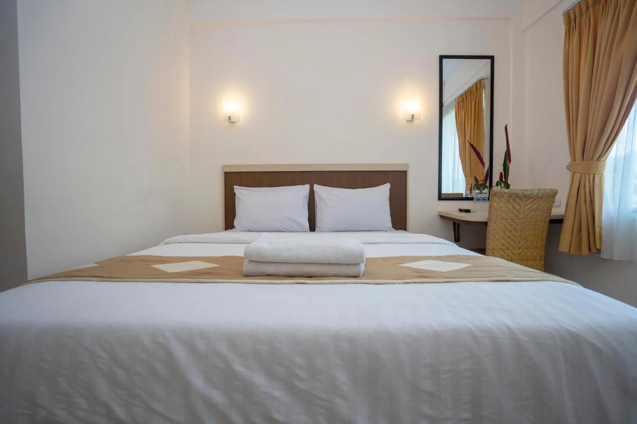 Bed in Dago's Hill Hotel