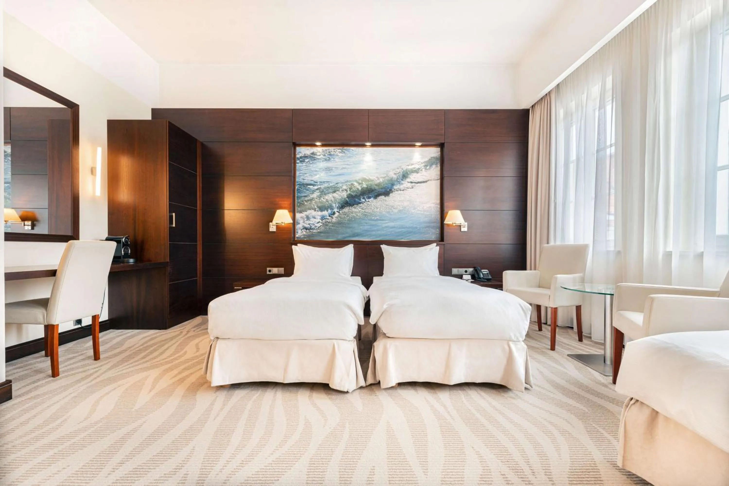 Bedroom, Bed in Radisson Blu Hotel, Gdańsk