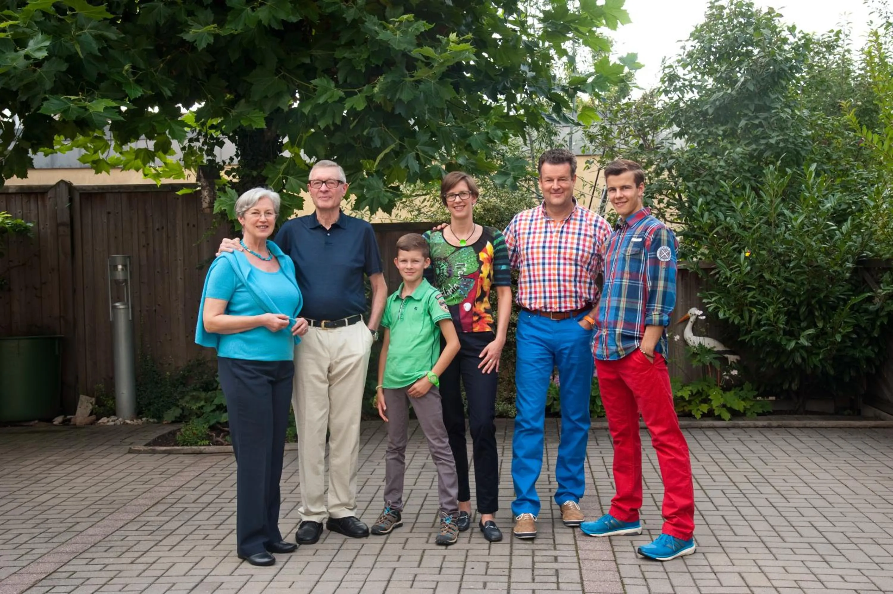 Garden view in Hotel Mehl