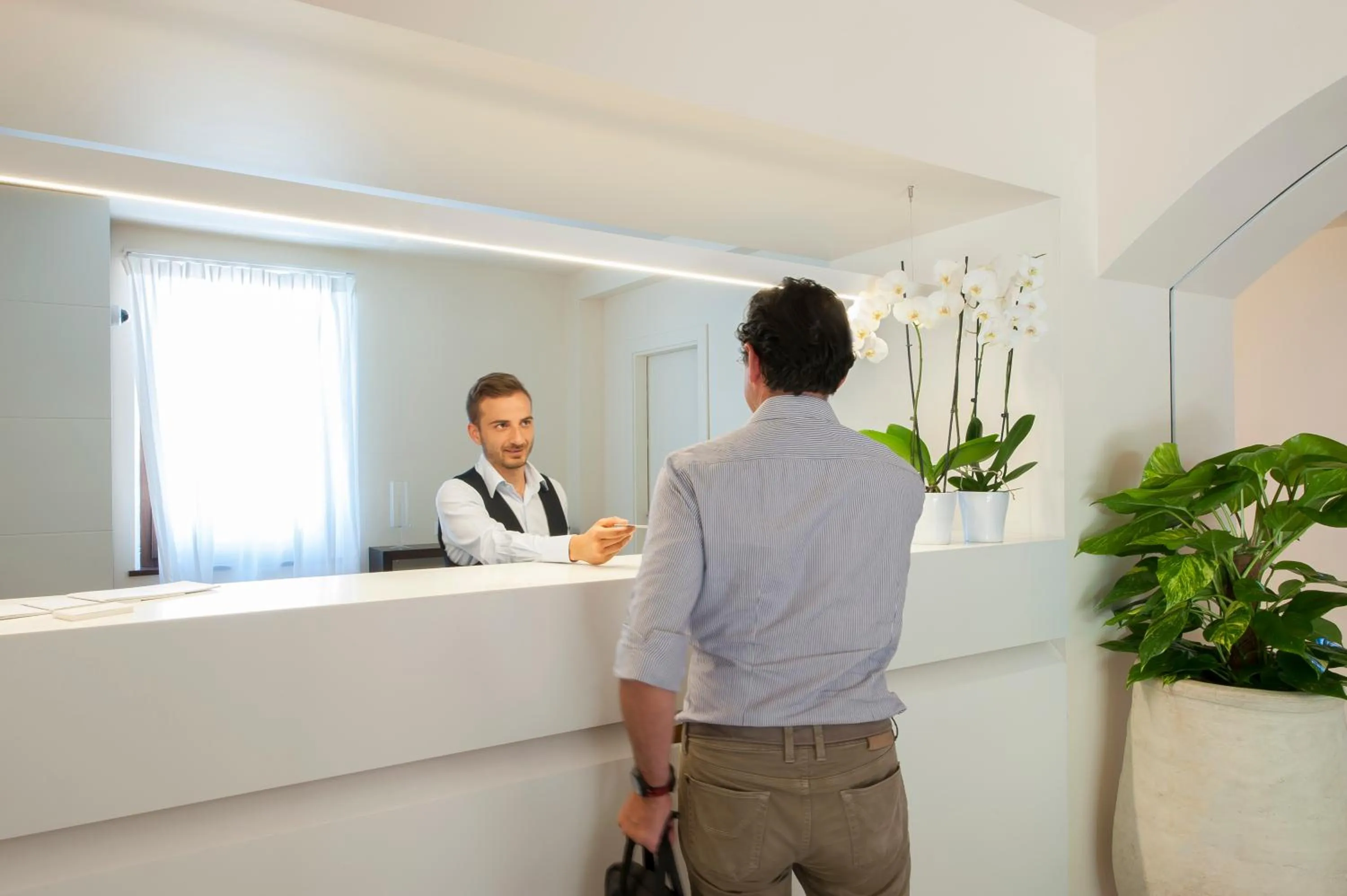 Staff in La Reggia Sporting Center Hotel