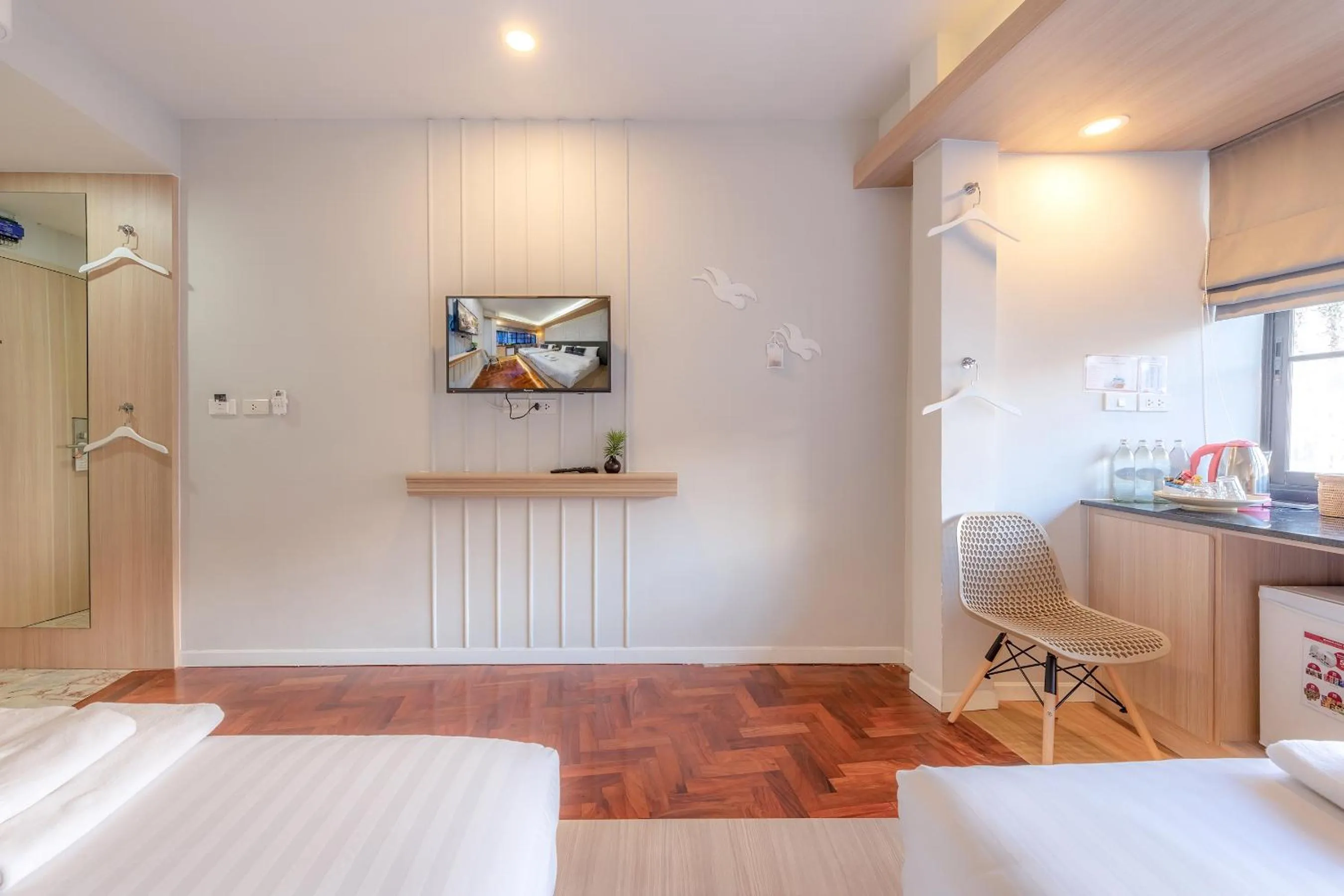 Bed in Tori Prestige Bangkok Hotel