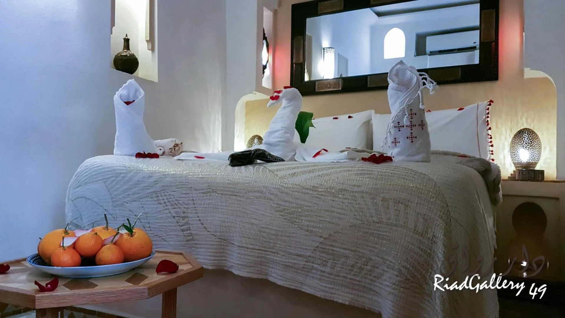 View (from property/room), Bed in Riad Gallery 49 & Spa