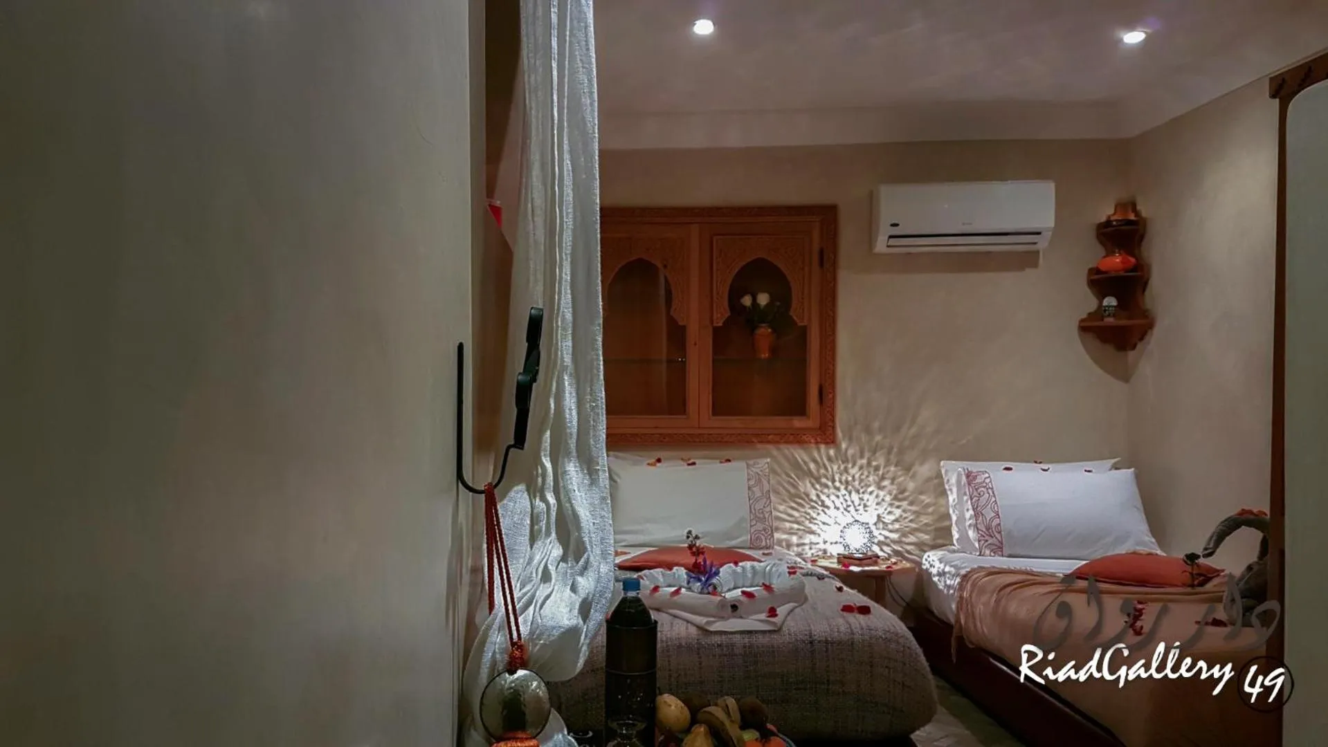 Living room in Riad Gallery 49 & Spa