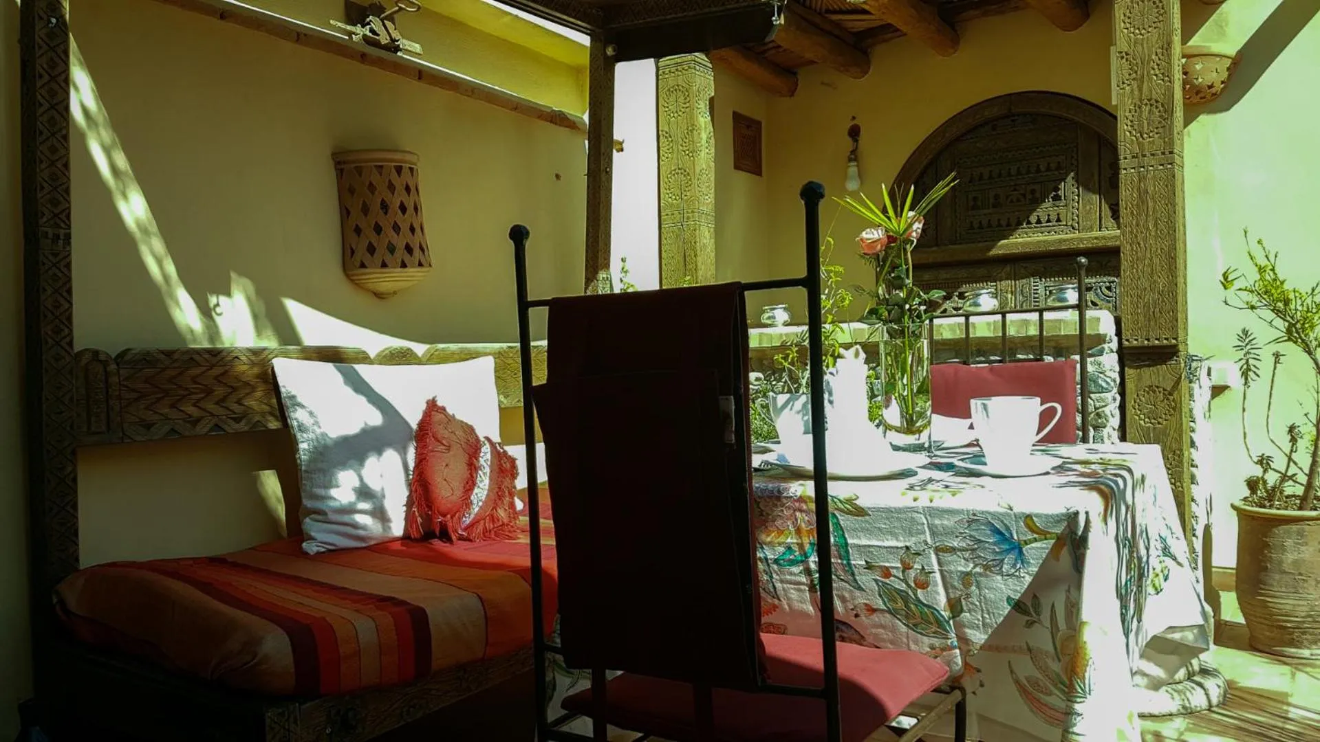 Balcony/Terrace in Riad Gallery 49 & Spa