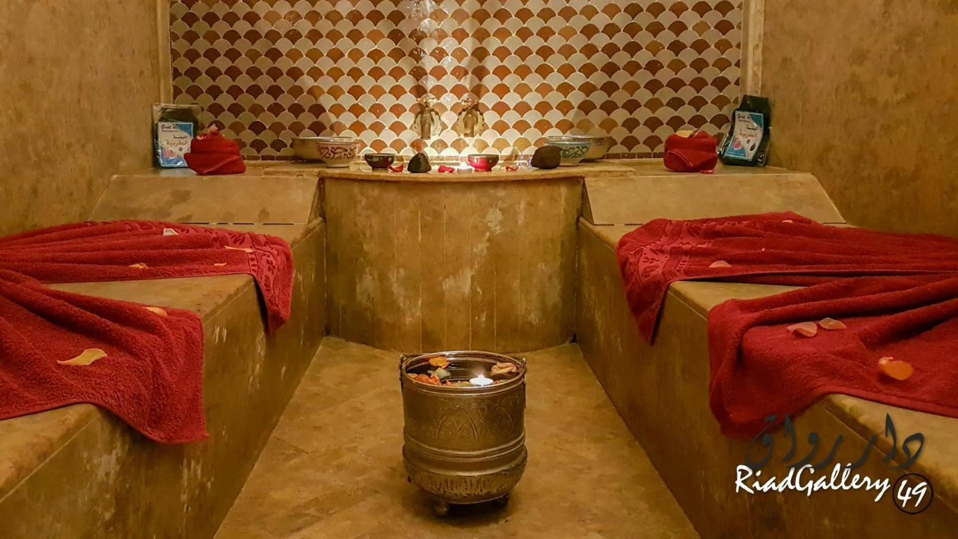 Sauna in Riad Gallery 49 & Spa