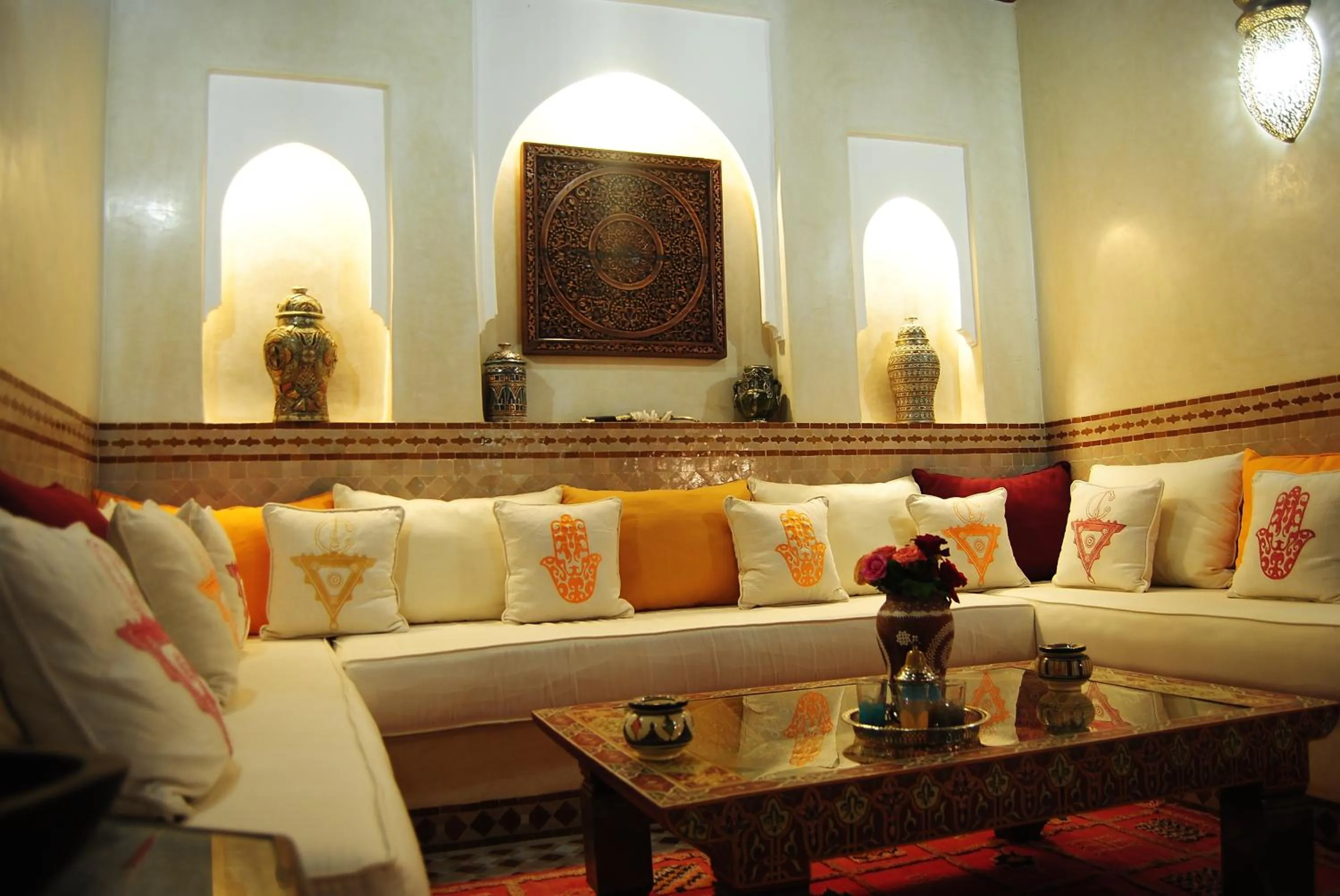 Lobby or reception in Riad Gallery 49 & Spa