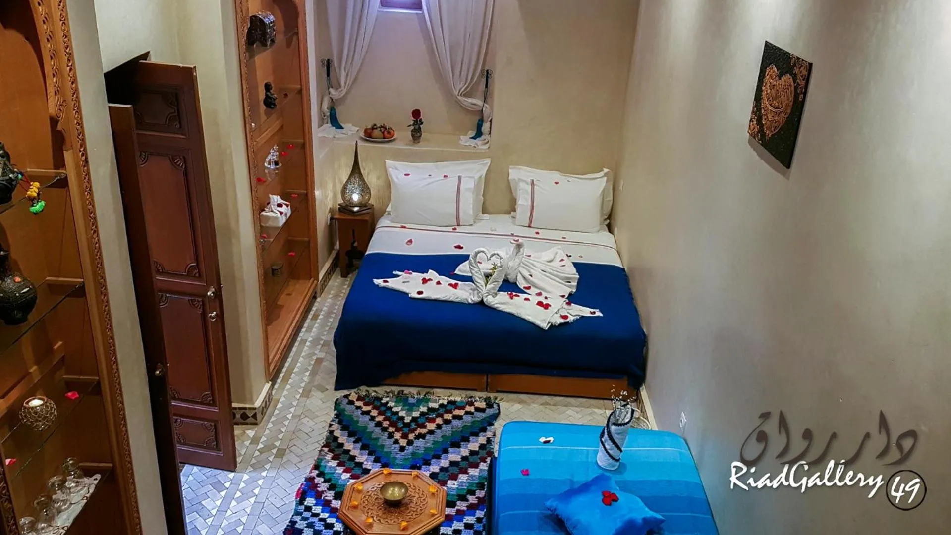 View (from property/room), Bed in Riad Gallery 49 & Spa