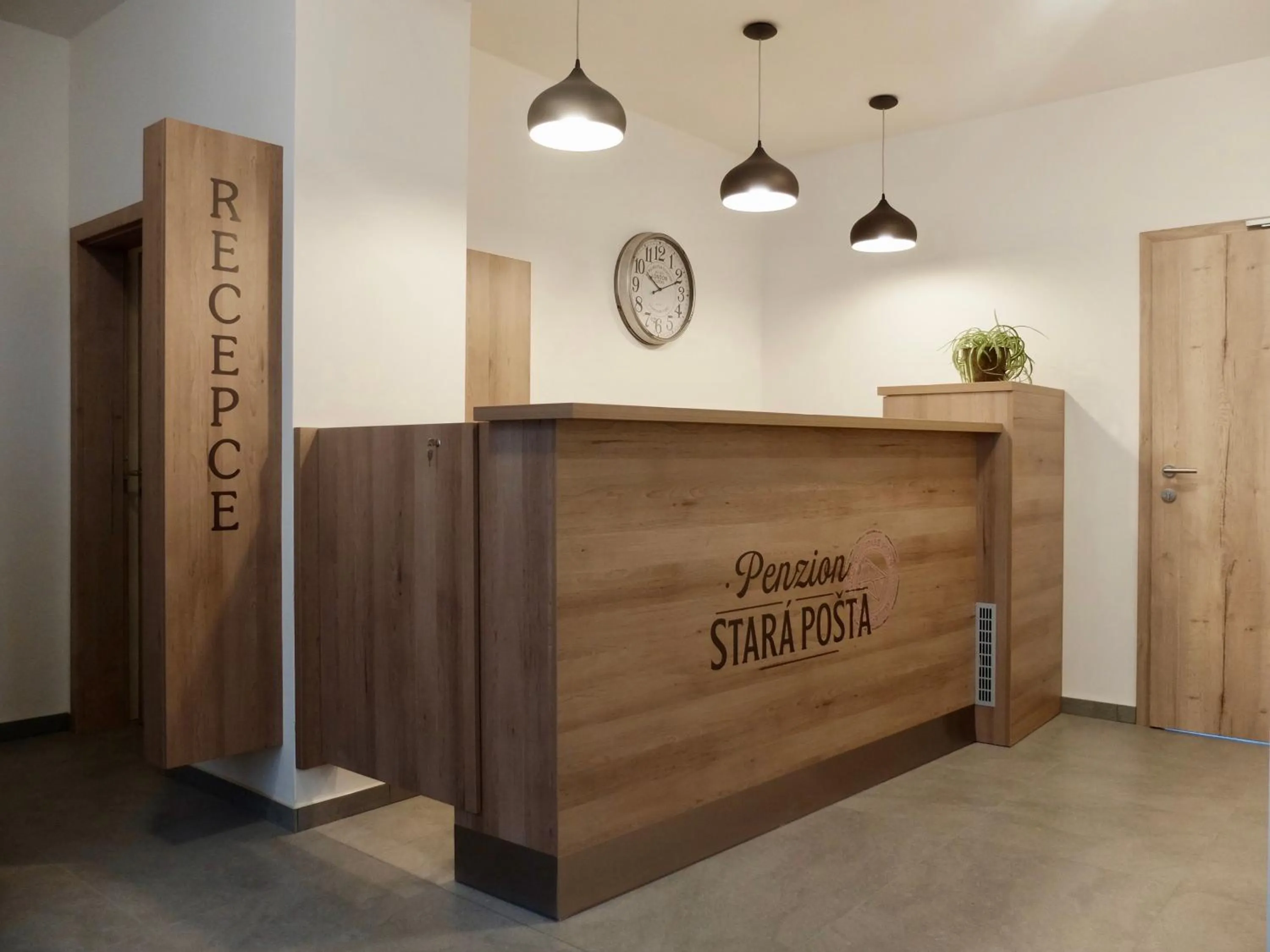 Lobby or reception in Penzion Stará pošta