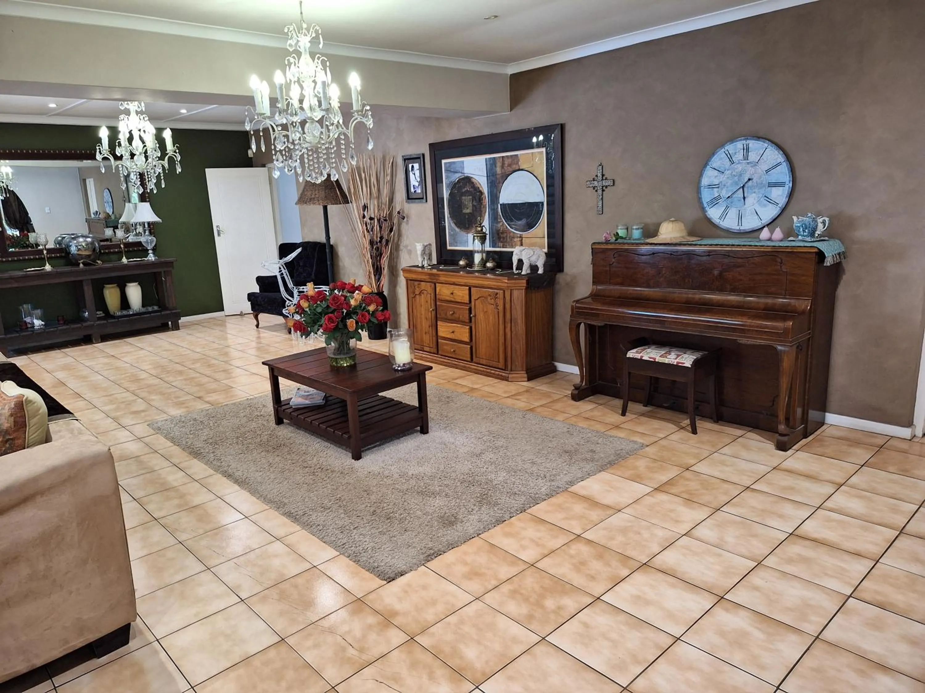 Living room in Umuzi Guest House