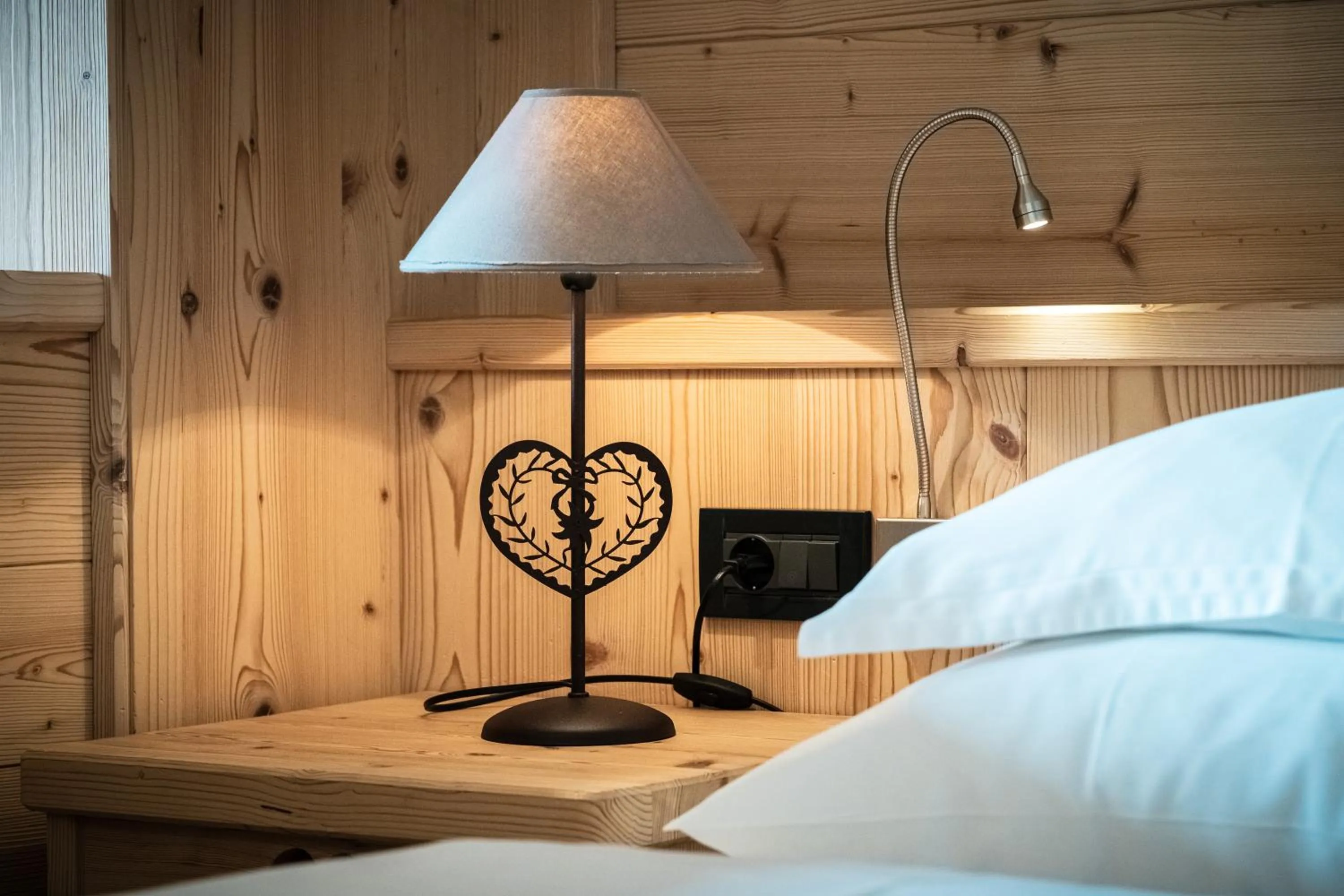 Bed in Hotel Arnaria