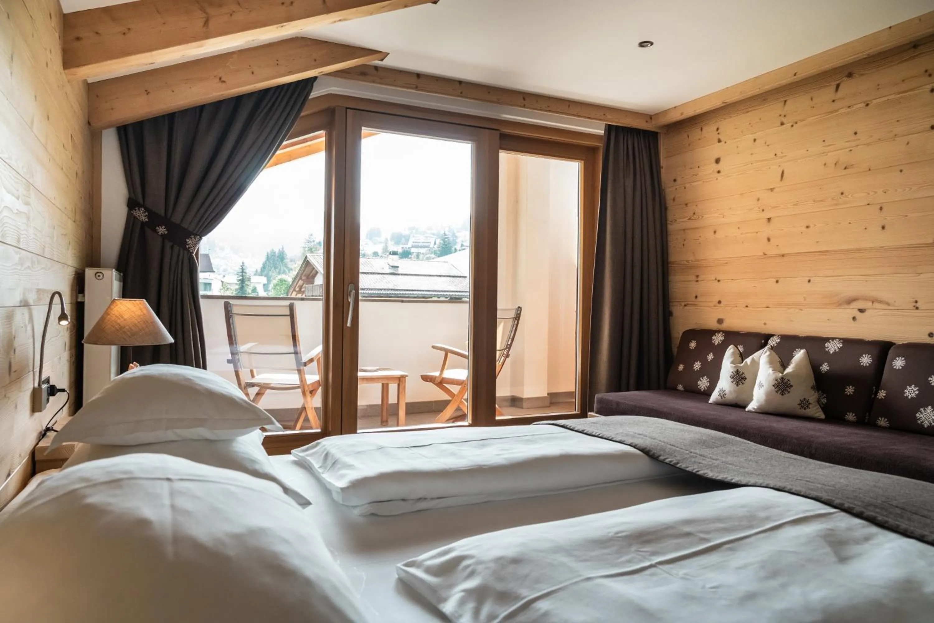 Bed in Hotel Arnaria