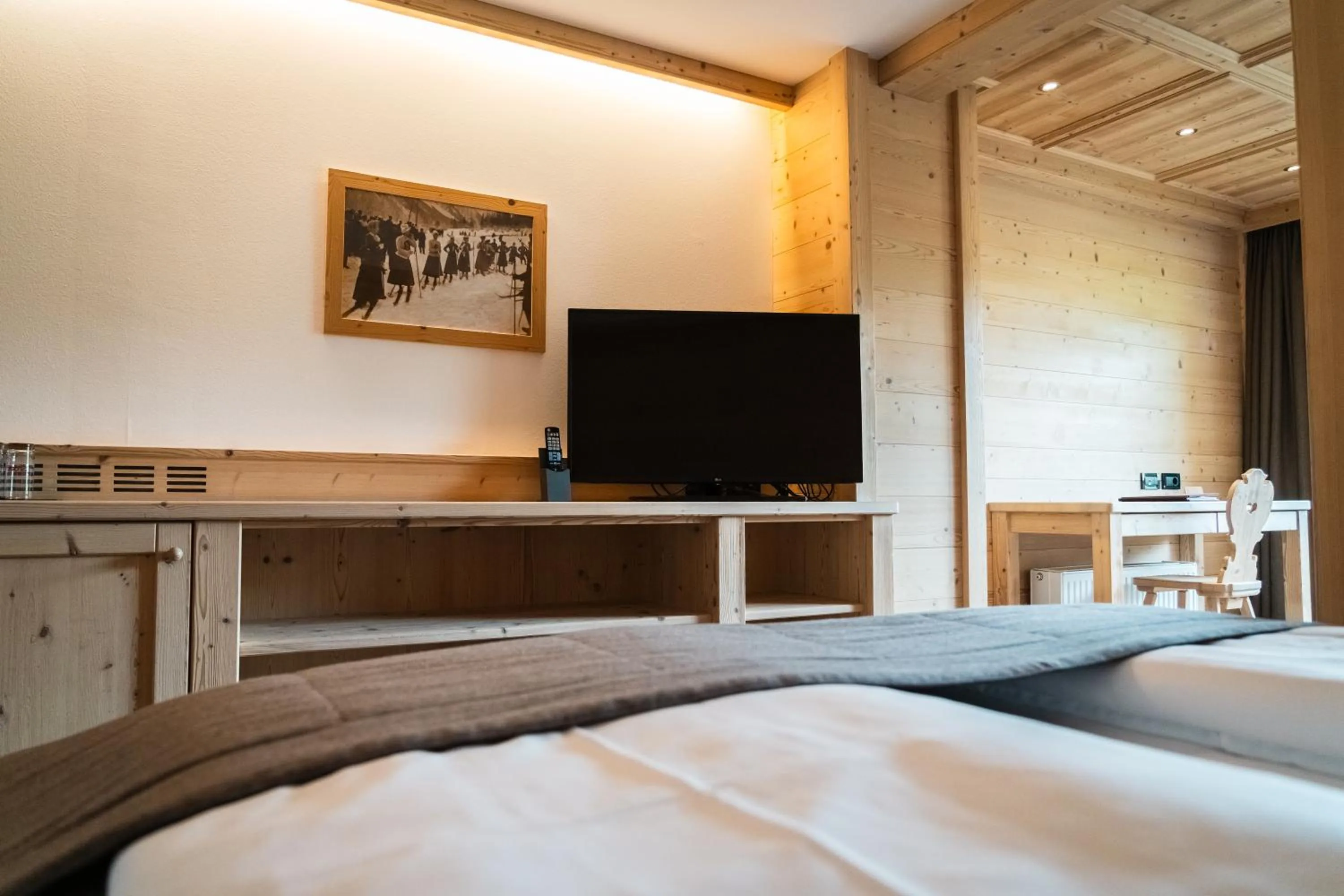 Bed in Hotel Arnaria