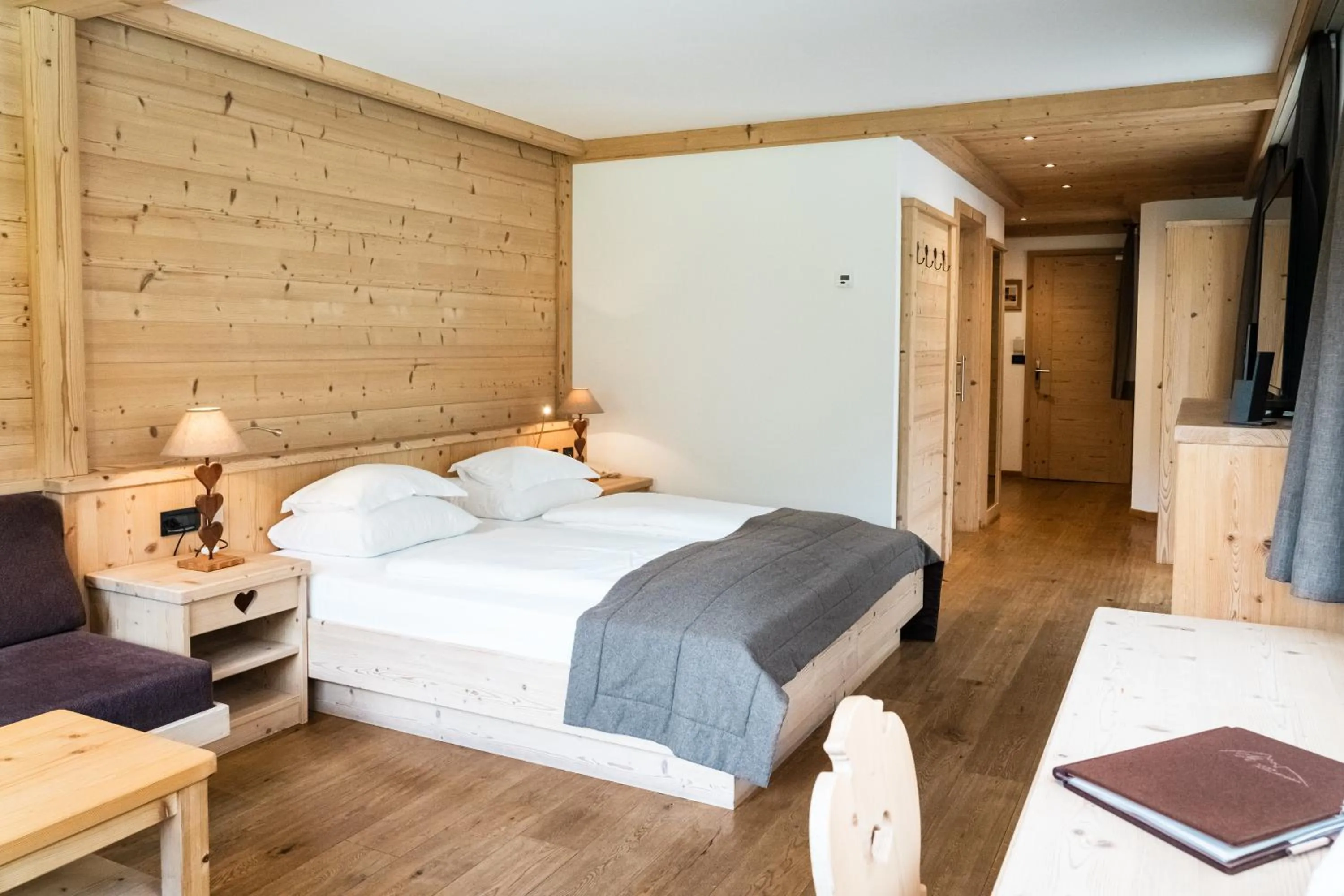 Bed in Hotel Arnaria