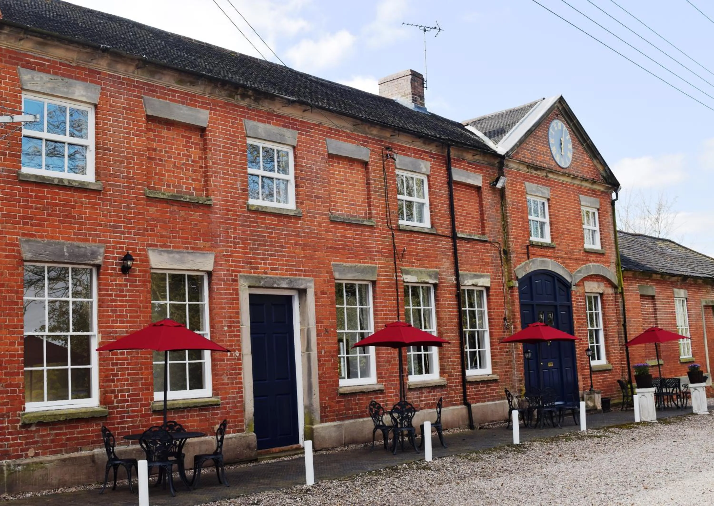 Patio, Property Building in The Clock House
