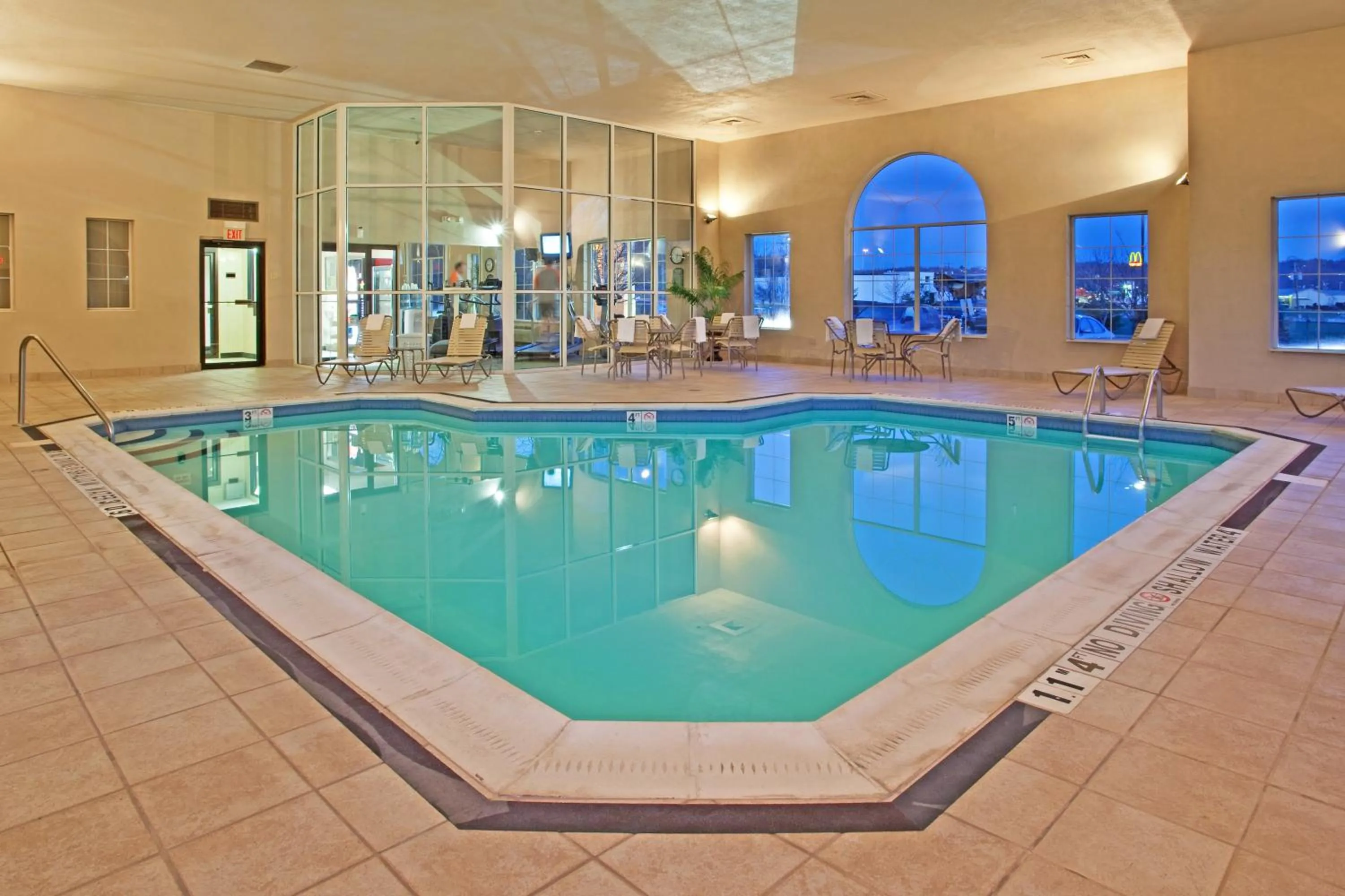 Swimming pool in Holiday Inn Express Pittsburgh-Bridgeville by IHG