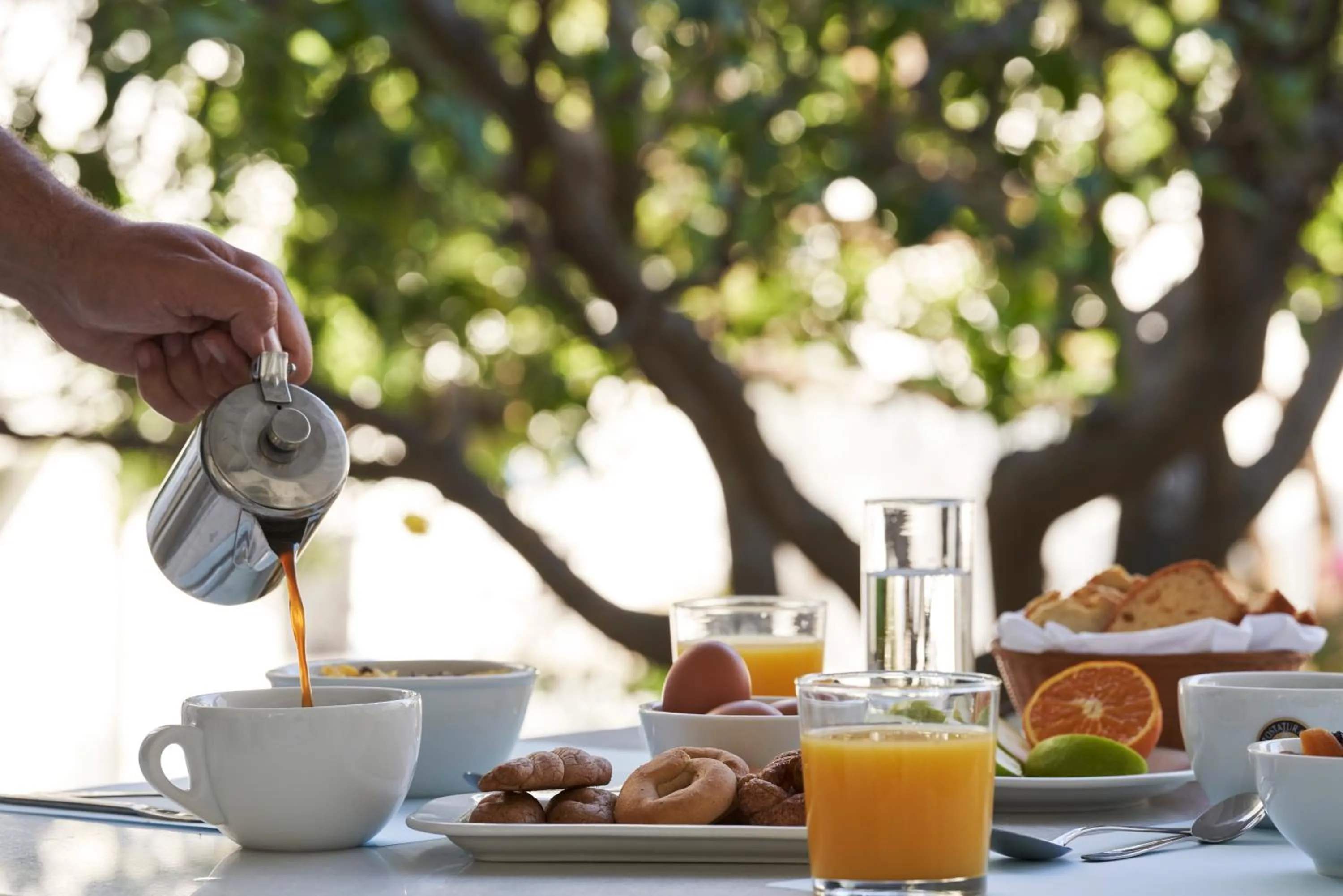 Breakfast in Polos Hotel Paros