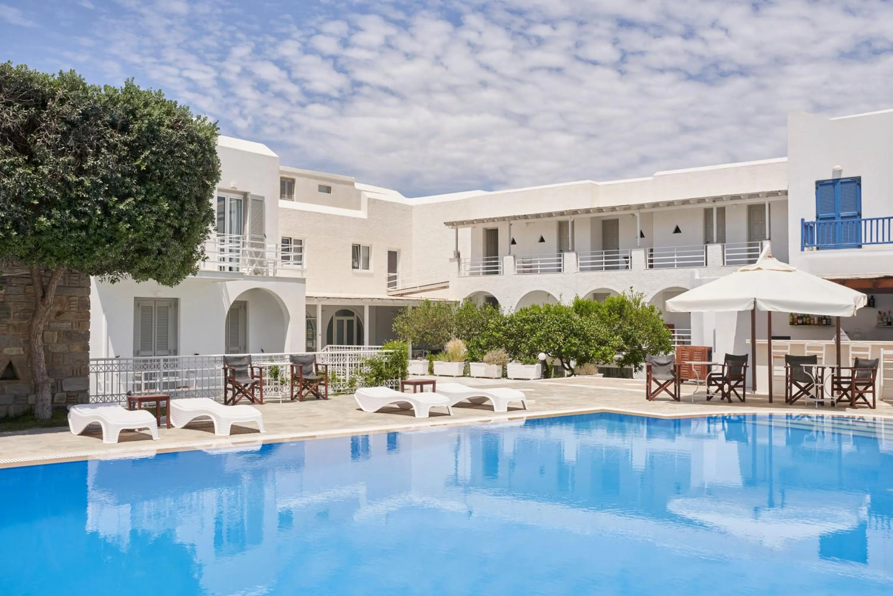 Property building in Polos Hotel Paros