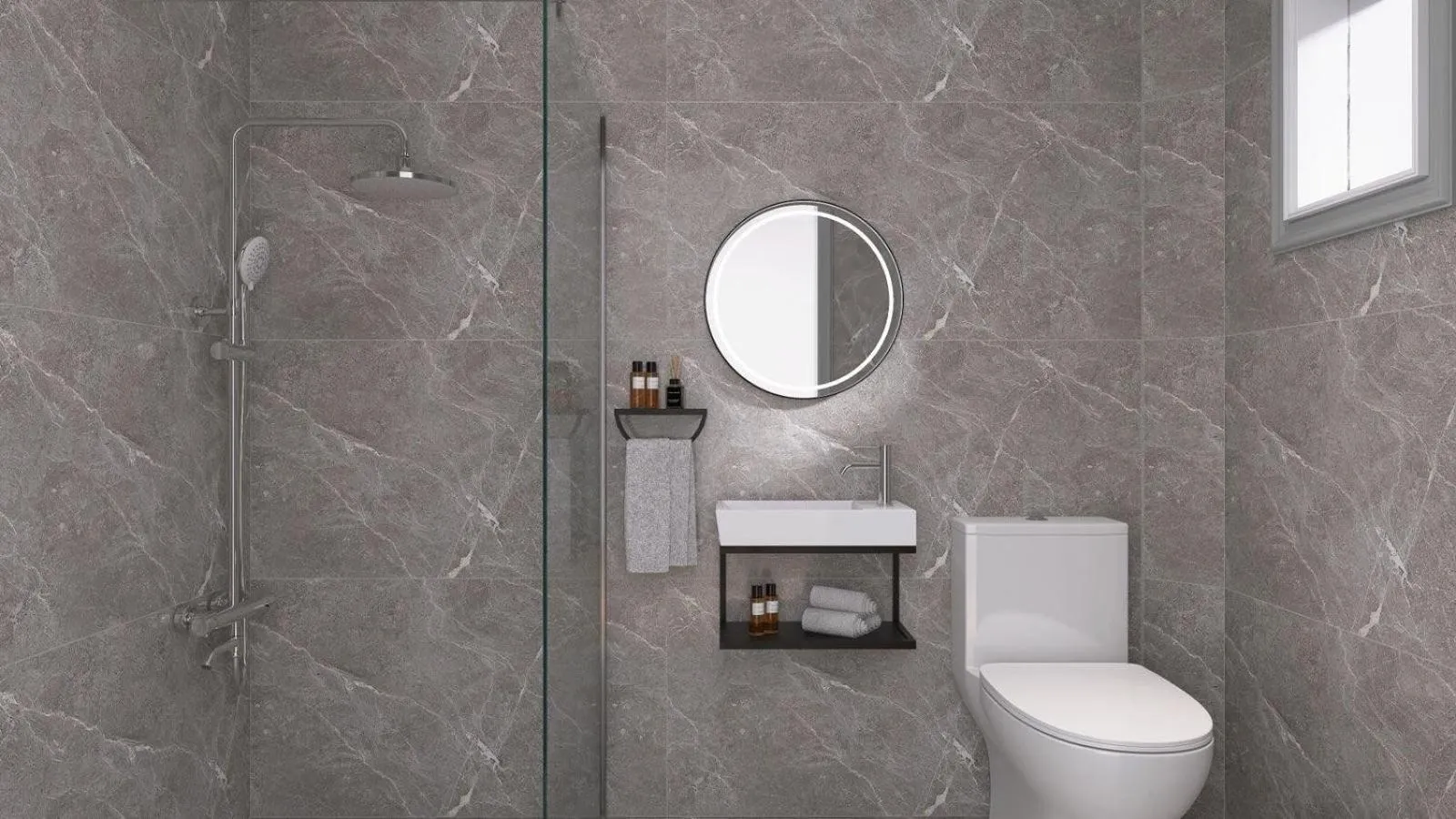 Bathroom in Polos Hotel Paros