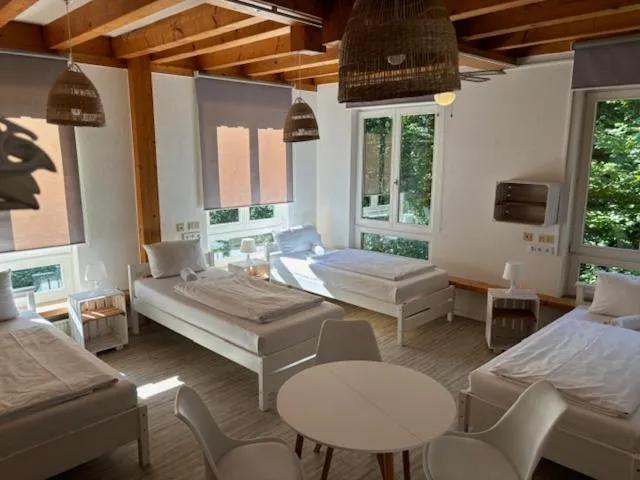 Photo of the whole room, Bed in mybrand boardinghouse Volksdorf Self Check-in -free parking