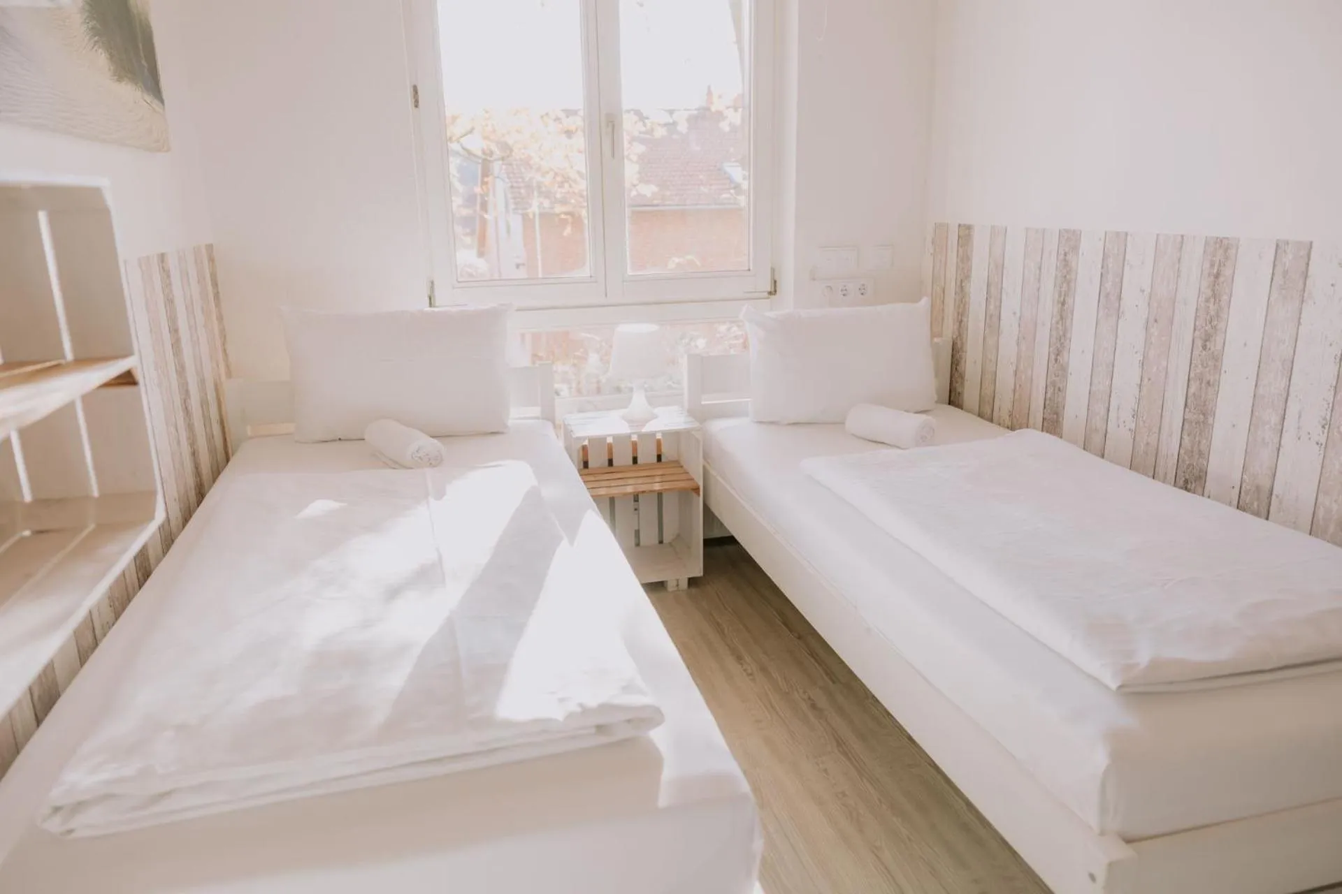 Bed in mybrand boardinghouse Volksdorf Self Check-in -free parking